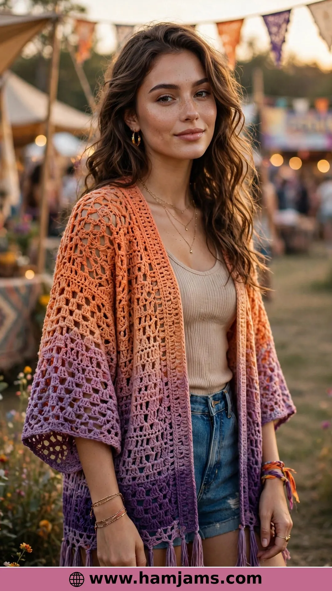 The Sunset-Shaded Goddess Kimono