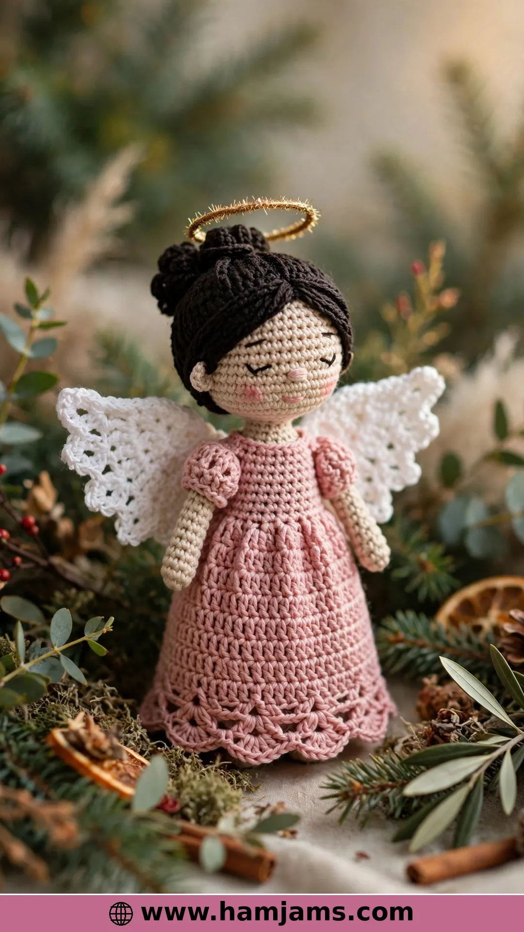 The CAL Angel With the Golden Halo Bun