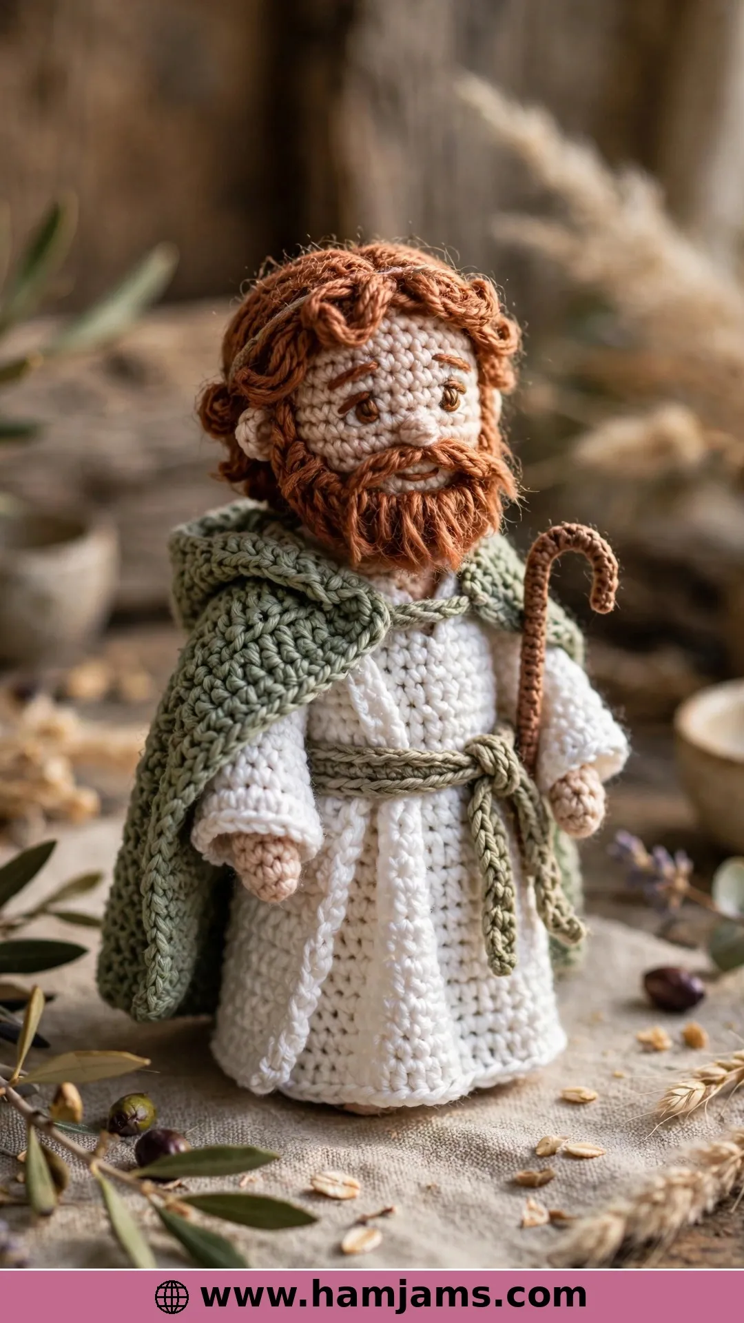 A Copper-Haired Shepherd With a Sage Cloak