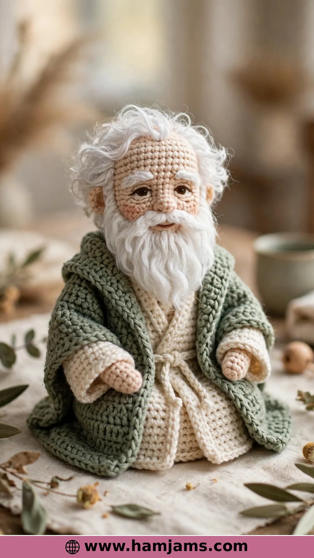 The First Wise Man in Sage and Ivory