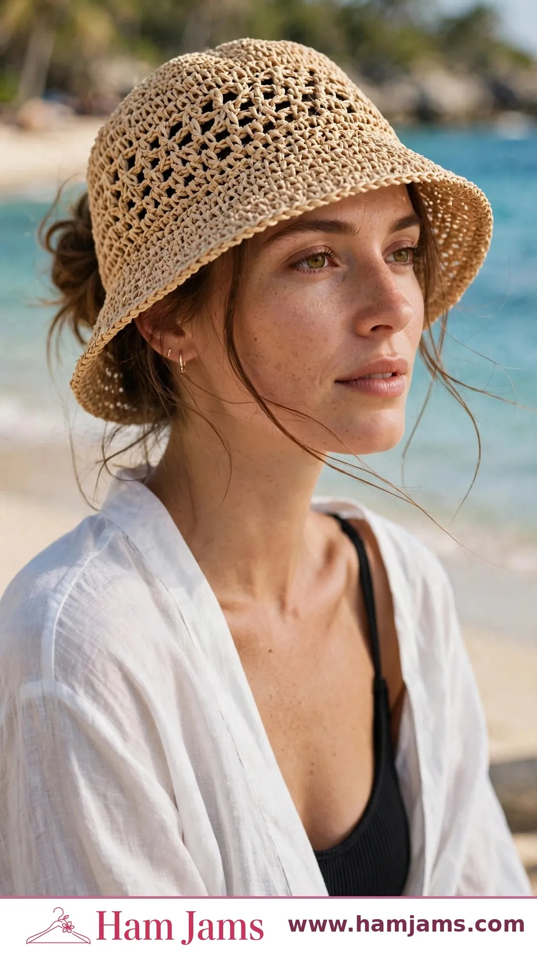 The Raffia Beach Bucket Hat