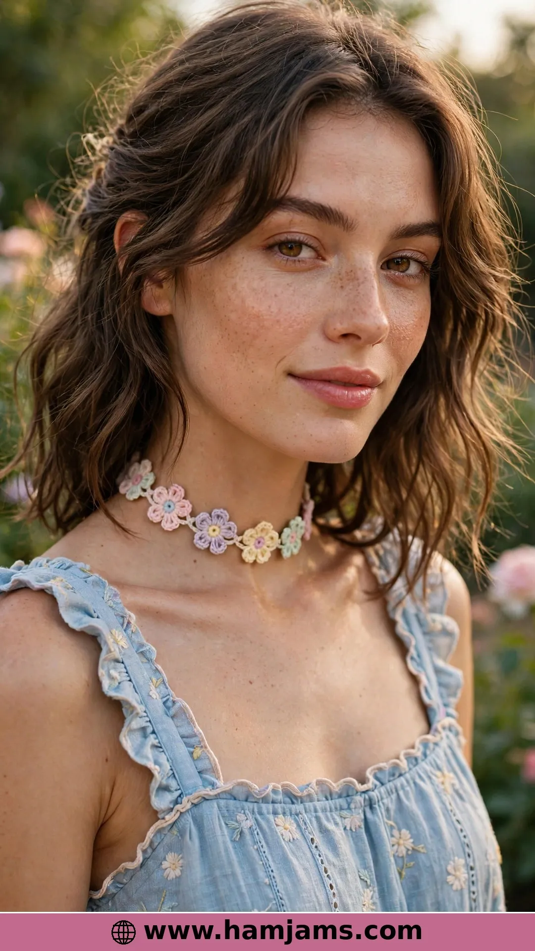 A Dainty Chain of Tiny Flowers