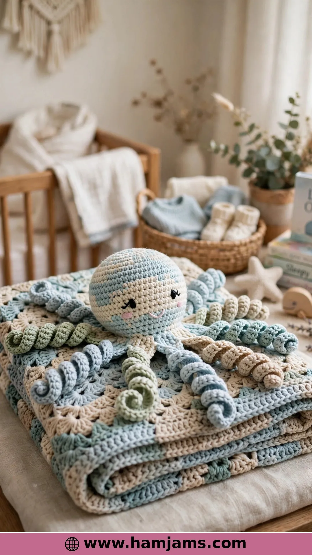 Osmond the Octopus Baby Comforter