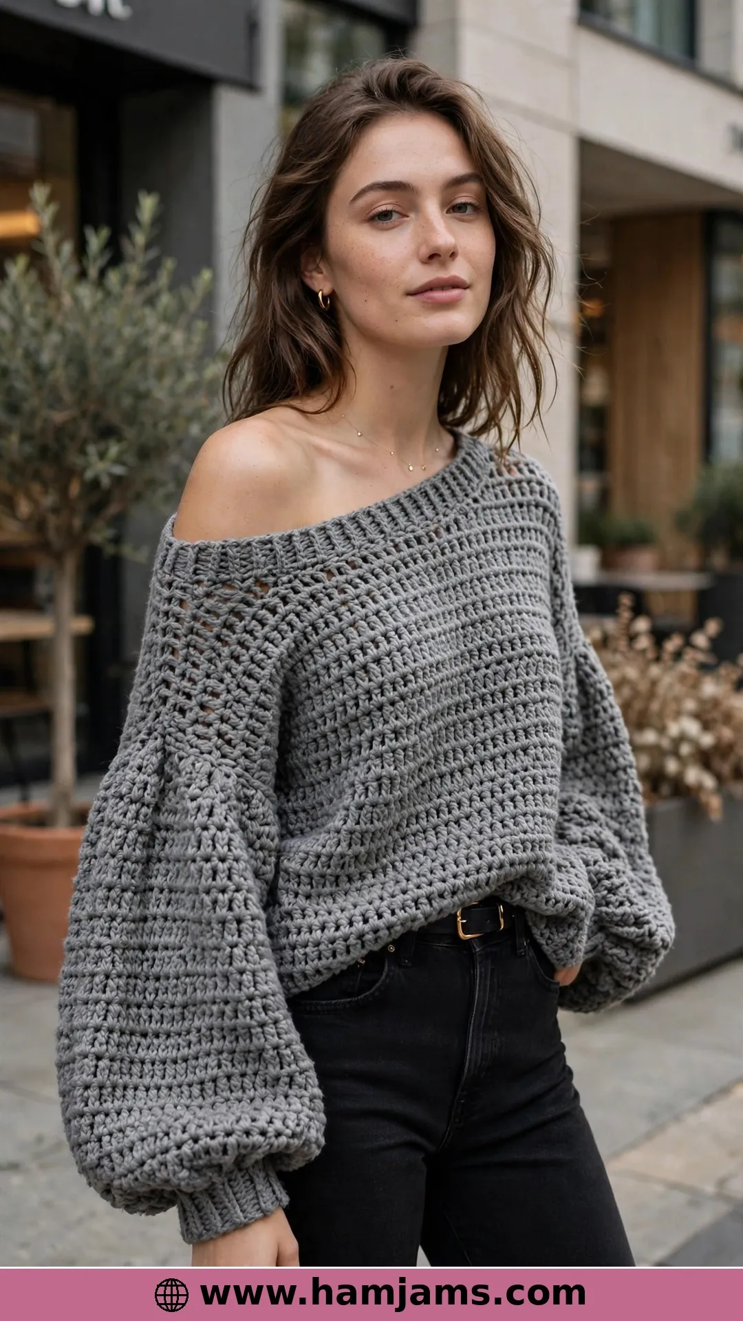 Trinity Stitch Texture With Balloon Sleeves (Video Tutorial)