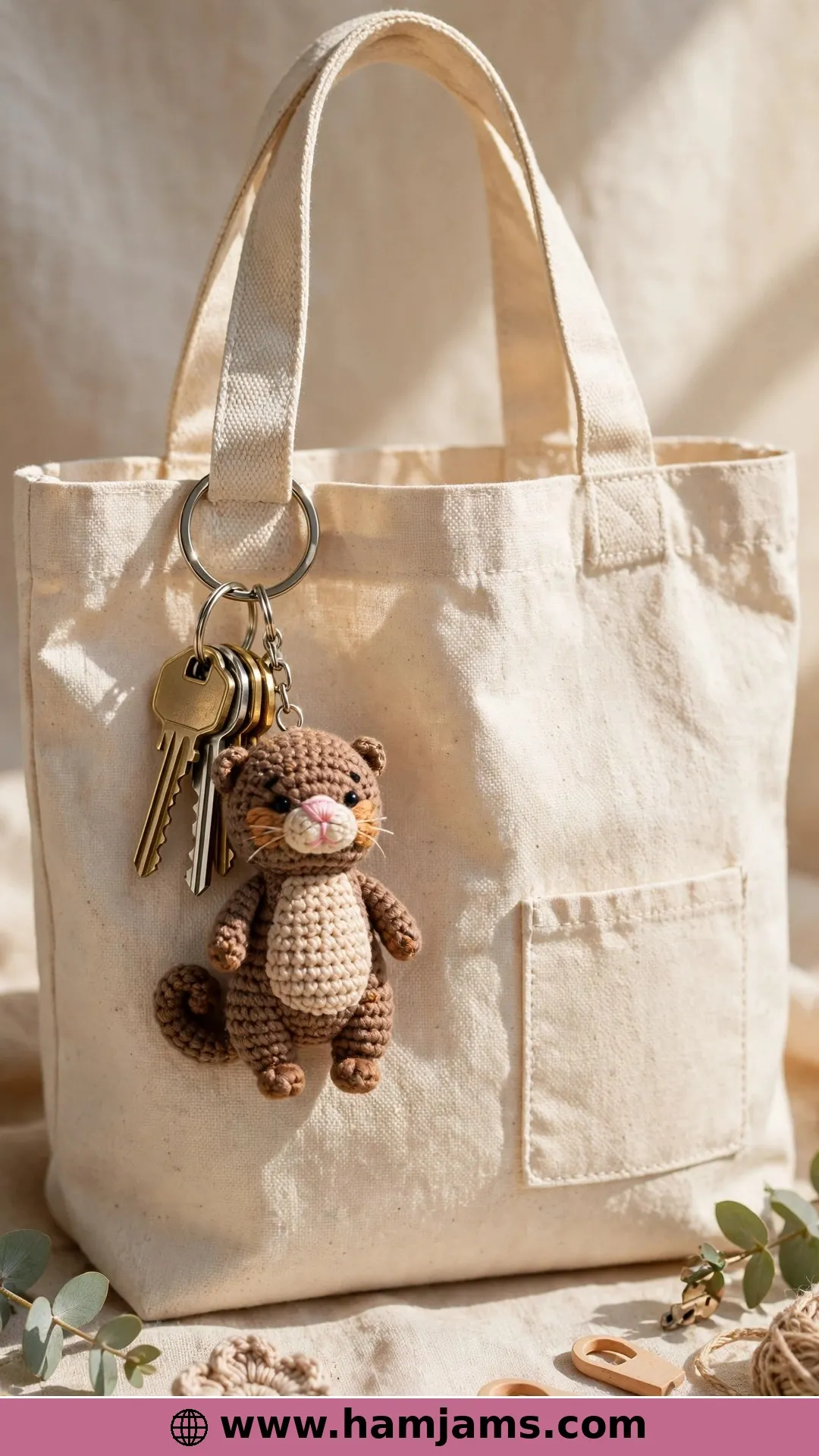 Oliver, the Pocket Hug Keychain