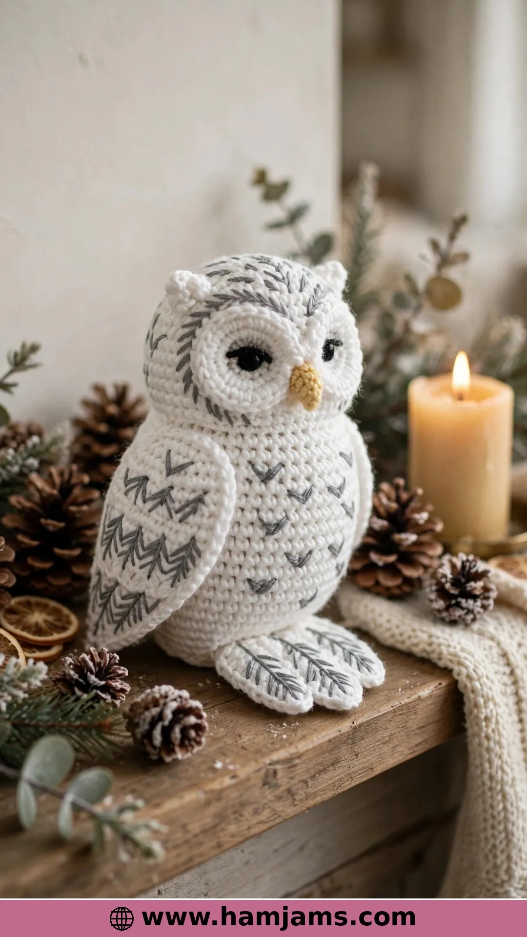 A Snowy Owl in Fine Cotton