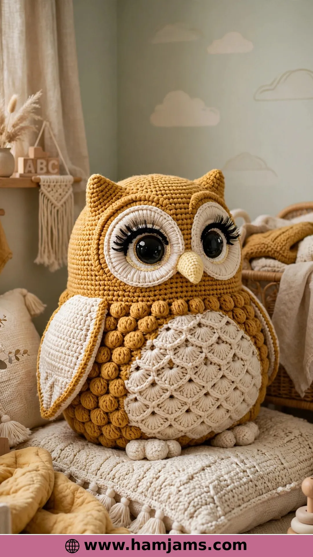 The Weighted Bean Bag Owl for the Nursery