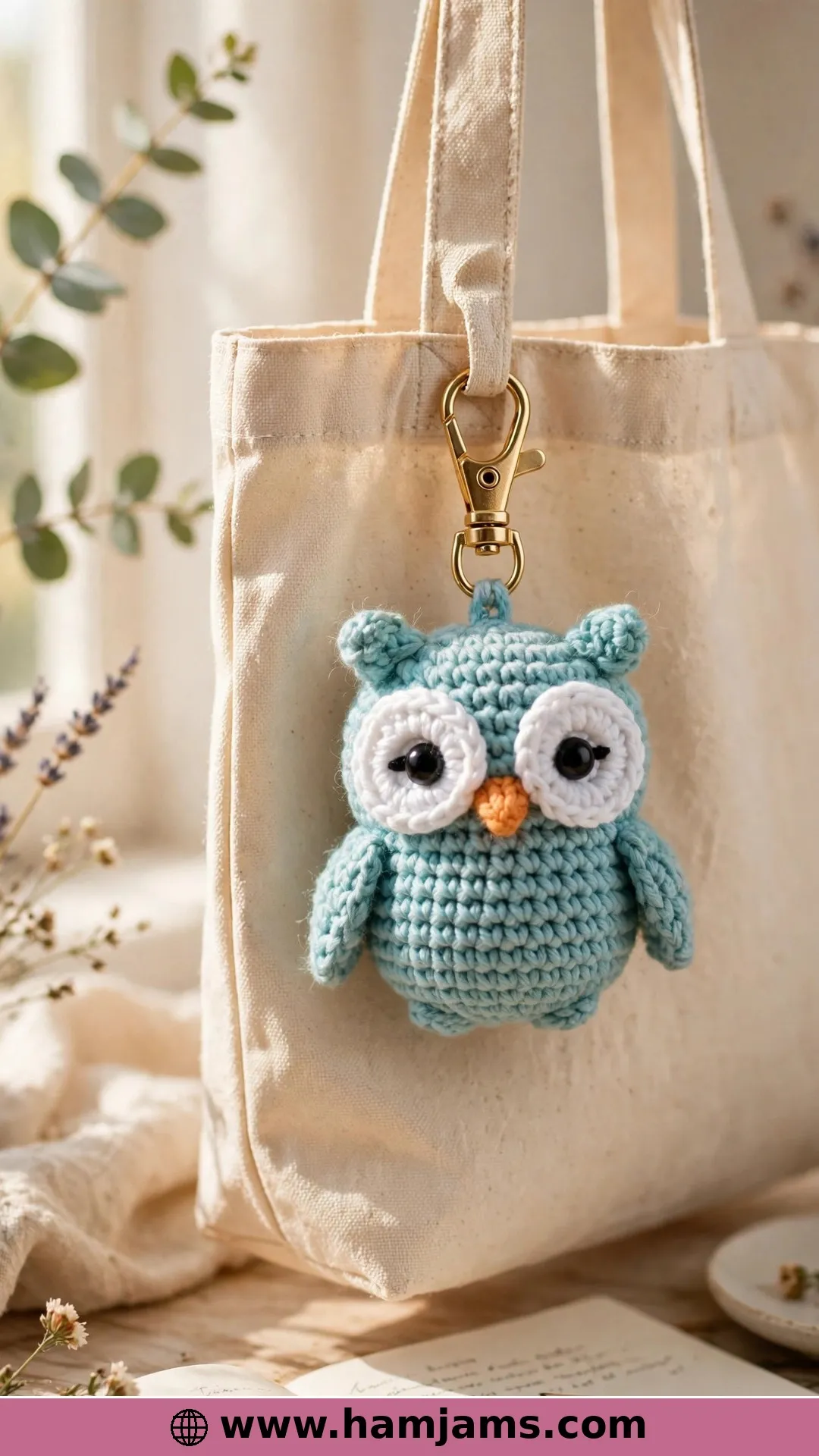 A Pocket-Sized Owl Keychain