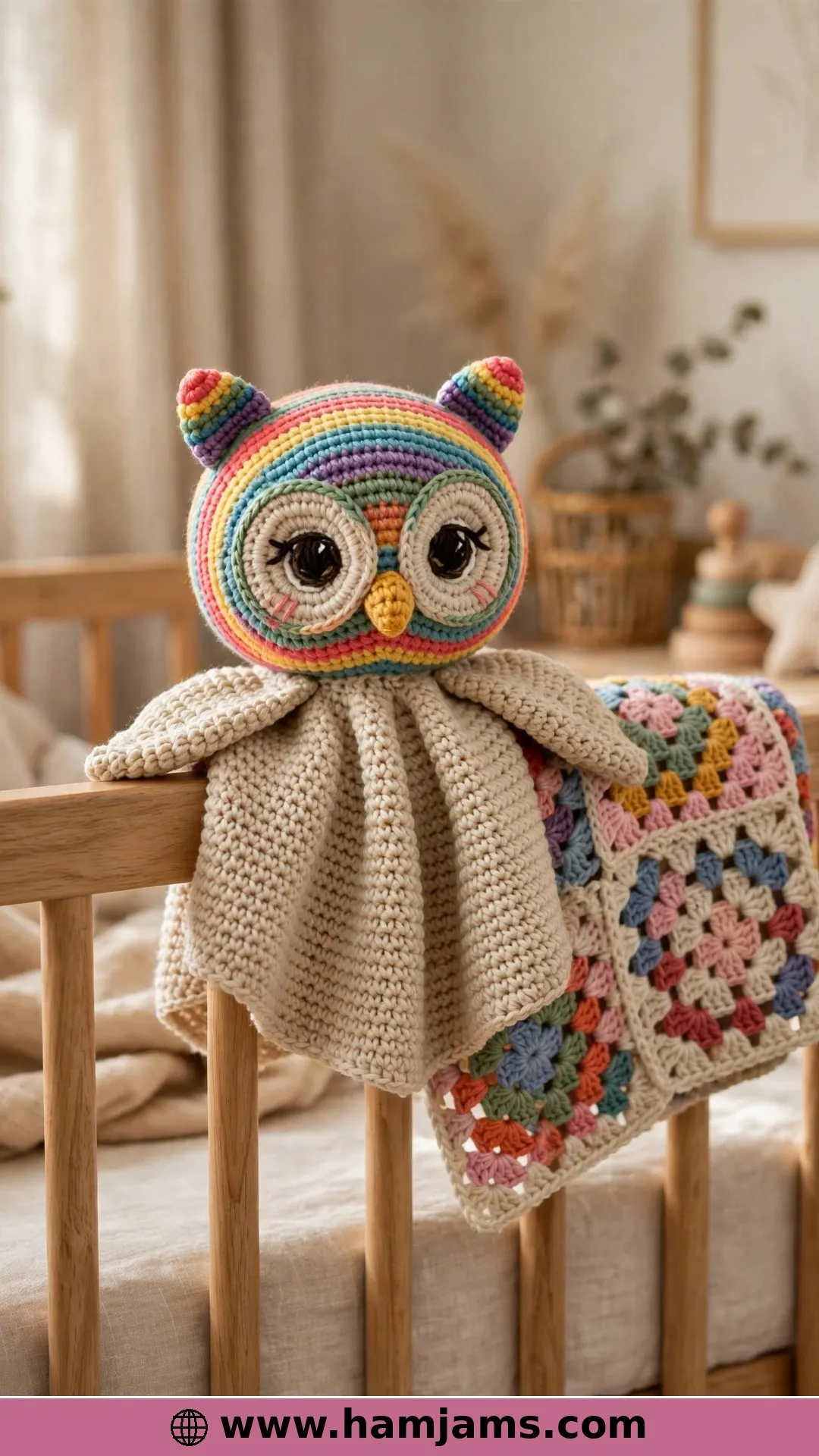 An Owl Cuddle Lovey for Little Arms