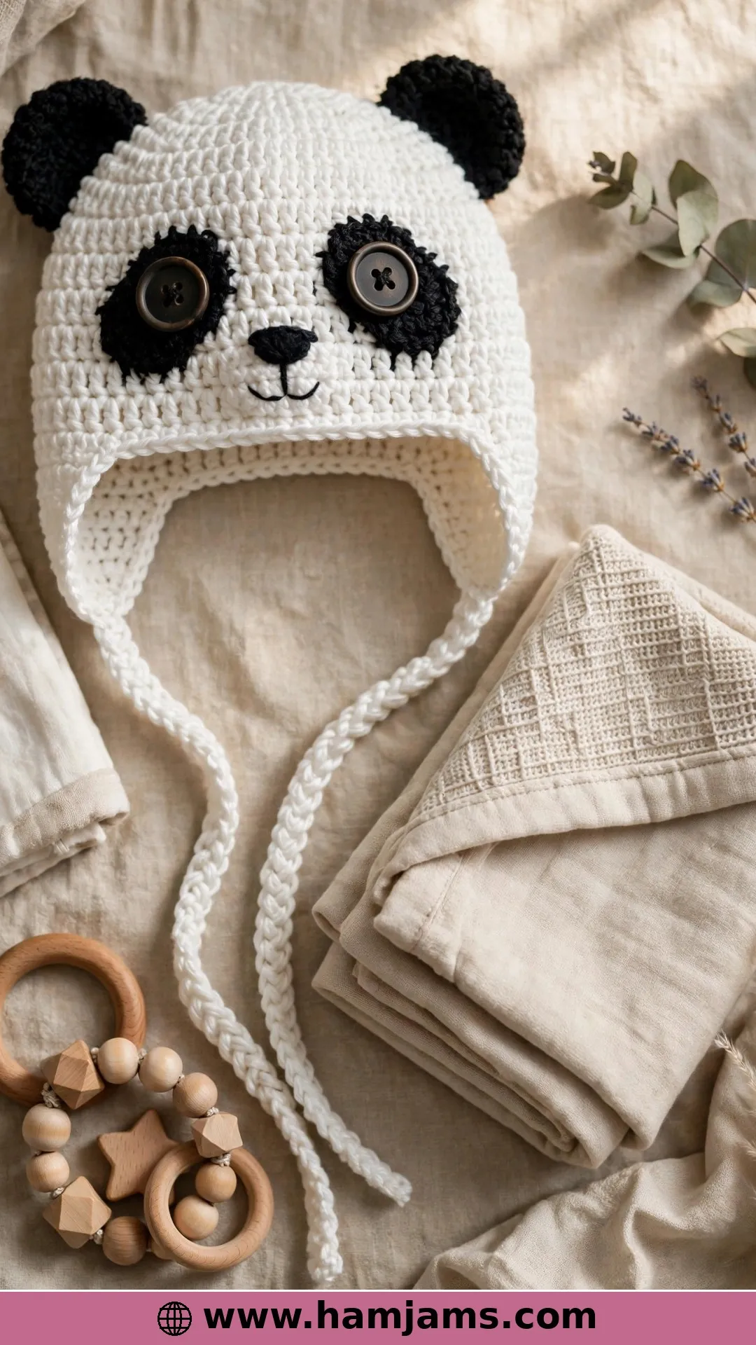 A Cosy Earflap Hat for Baby's First Winter