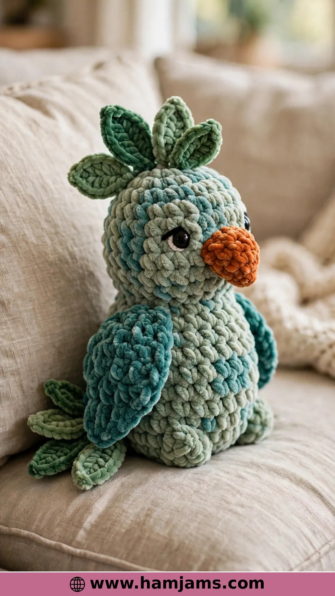 An Easy Chunky Parrot You Can Finish in an Evening