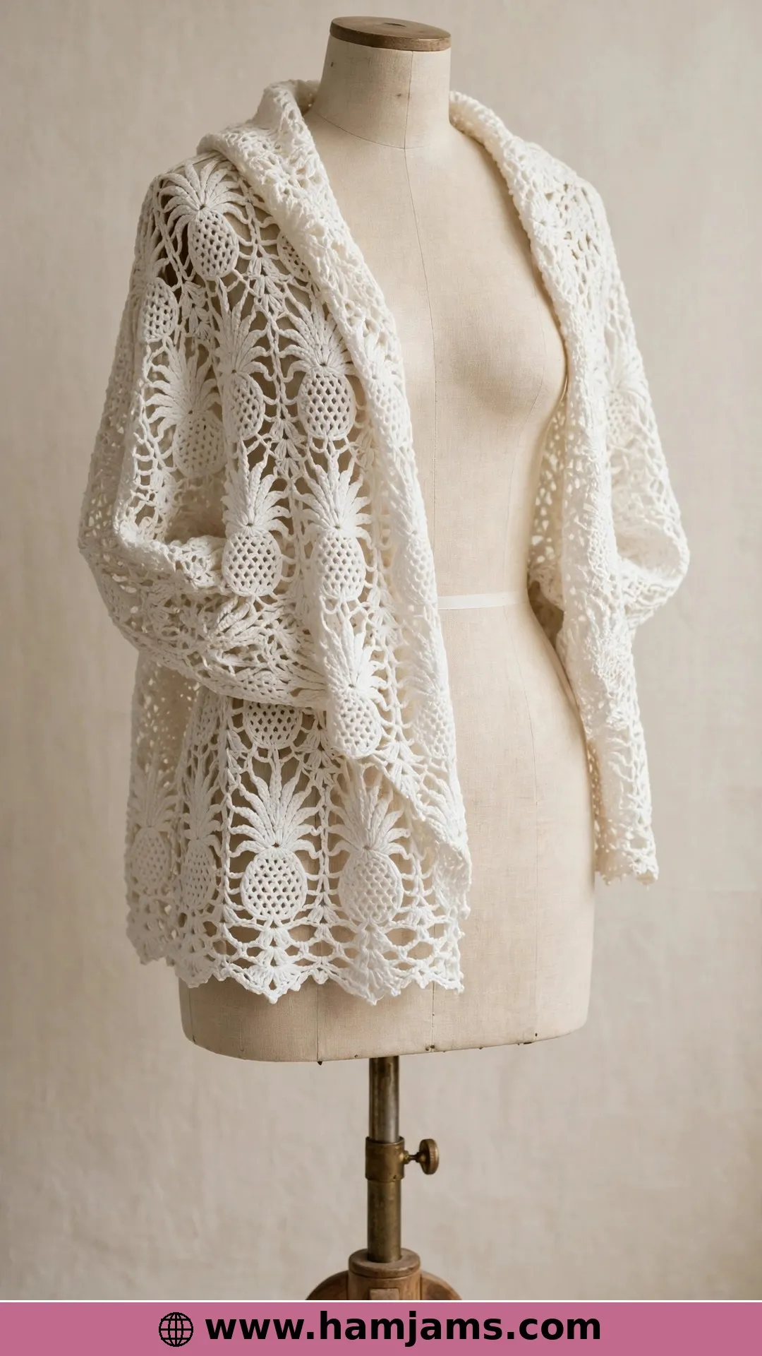 The Lacy Peacock-Stitch Shrug