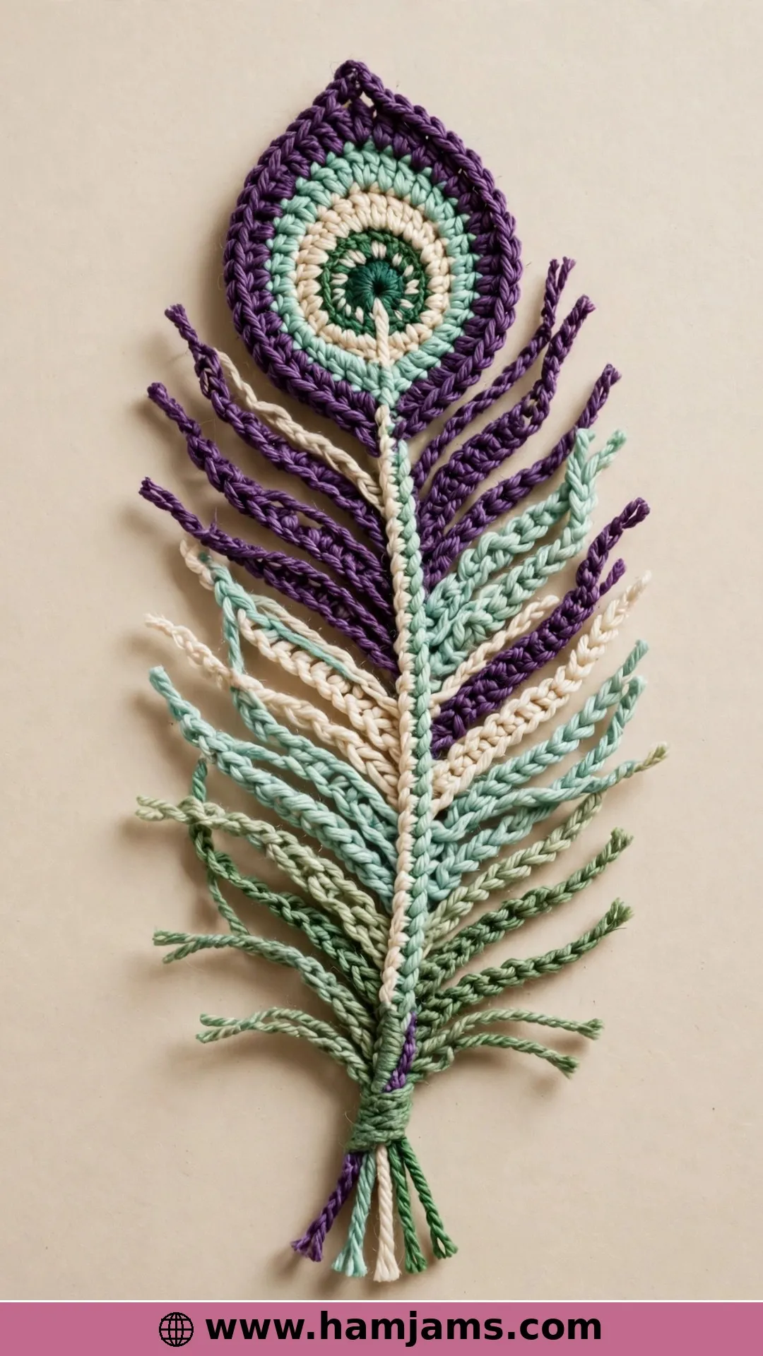 The Four-Round Peacock Feather Appliqué
