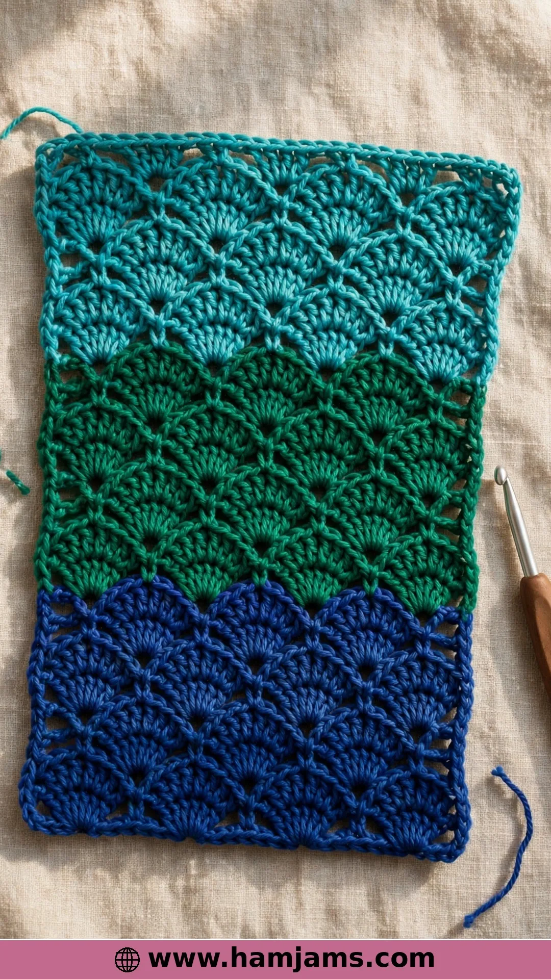 The Peacock Fan Stitch