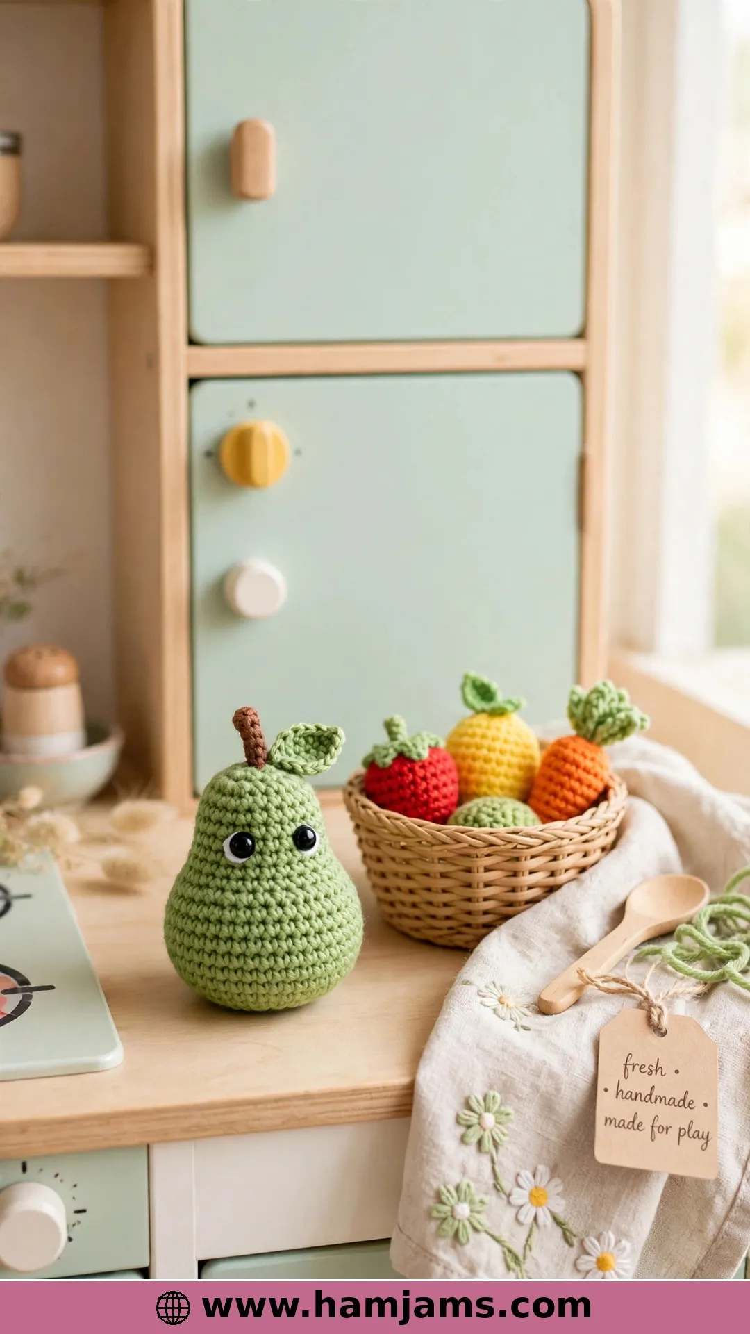 A Tiny Beginner Pear in an Evening