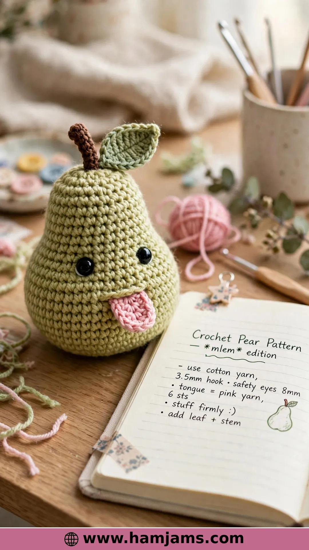 The Pear With Its Tongue Out