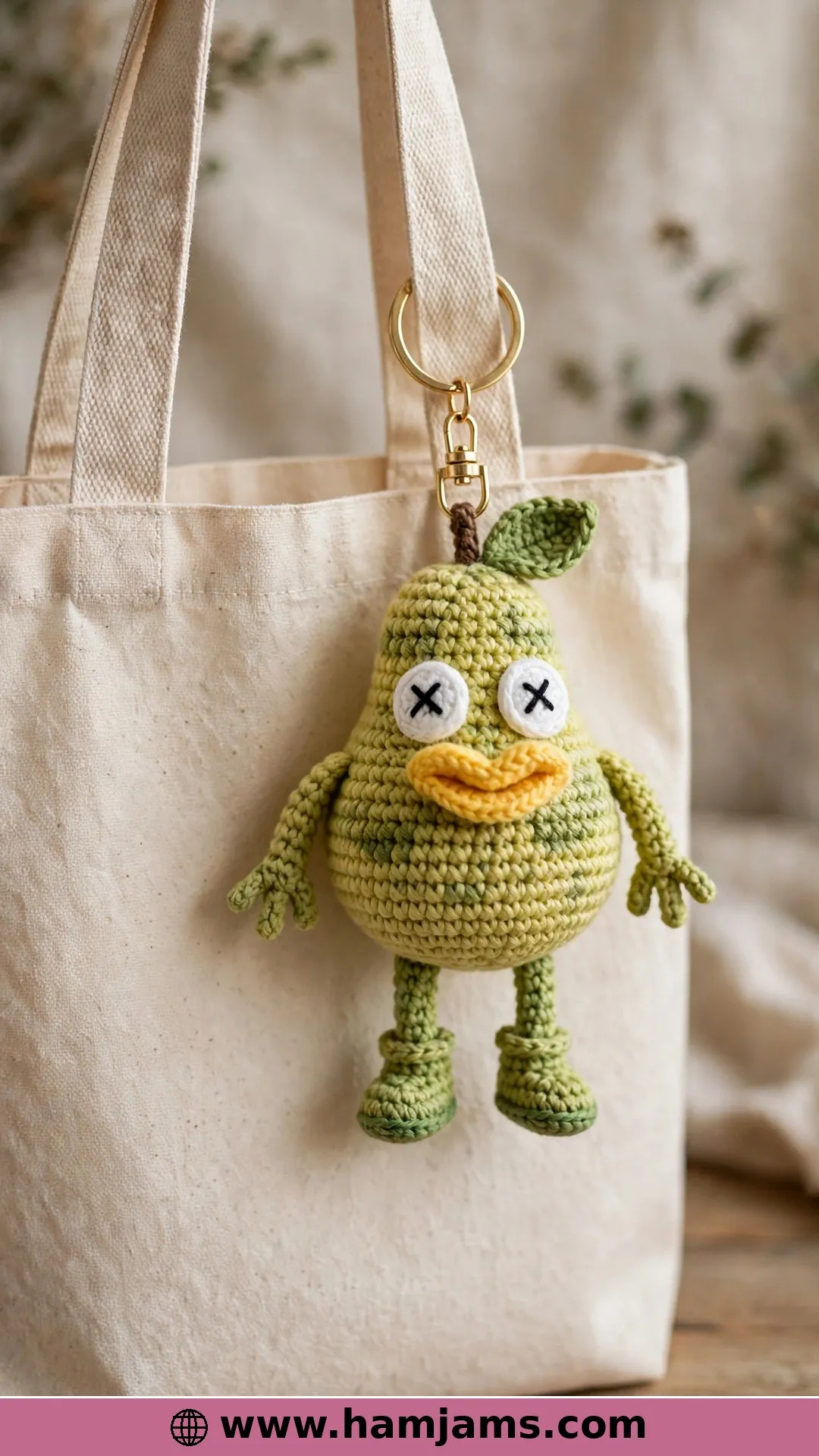 The Goofy Pear Keychain for Pure Fun