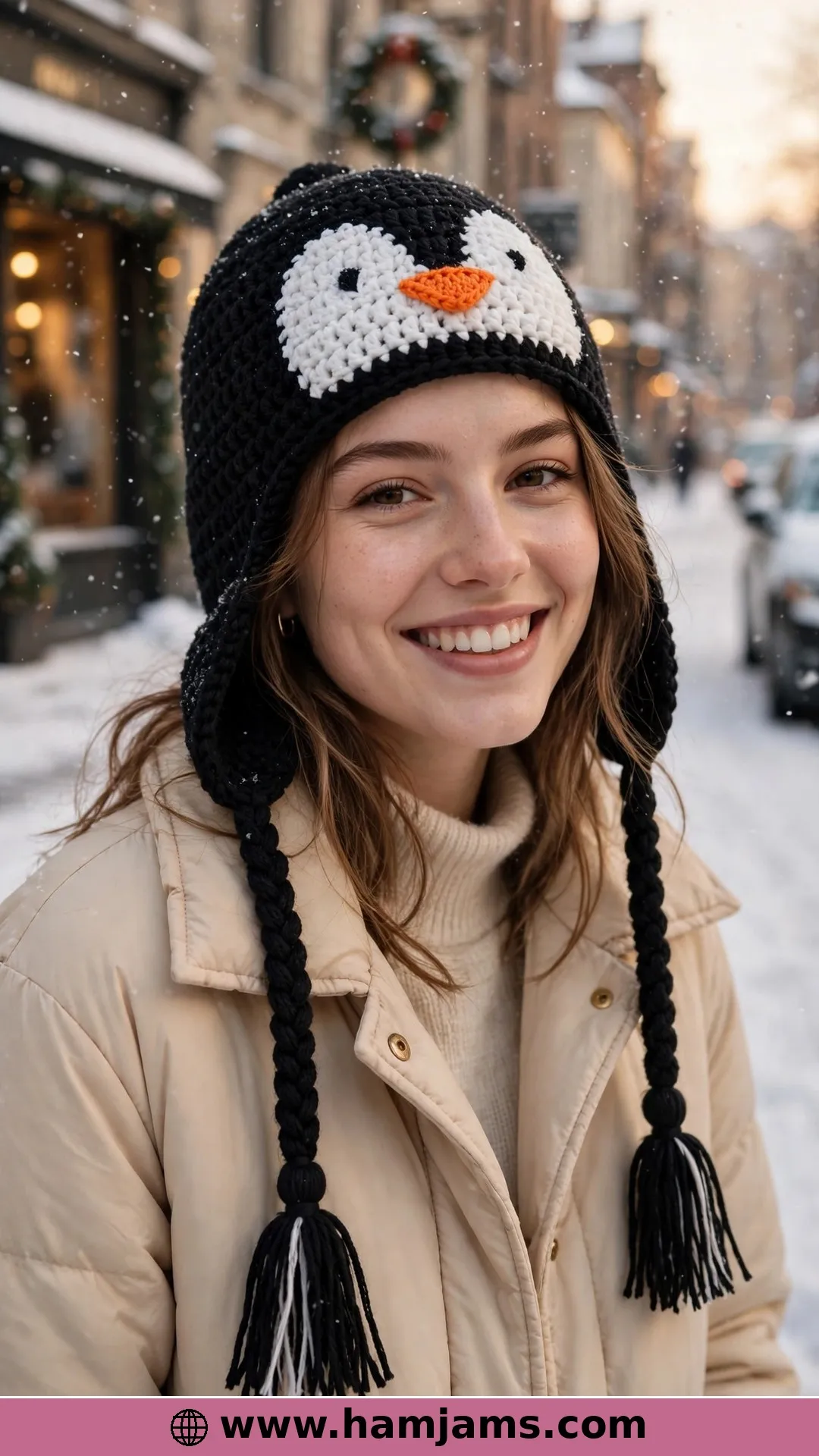 The Penguin Hat With Earflaps