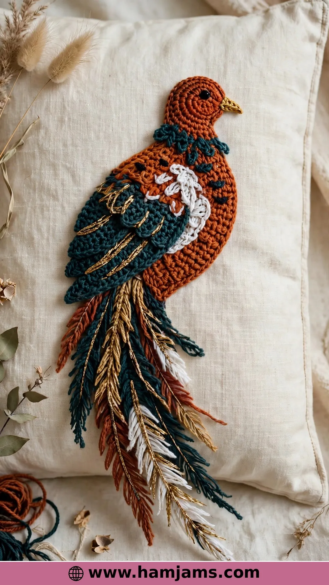 The One True Pheasant Applique