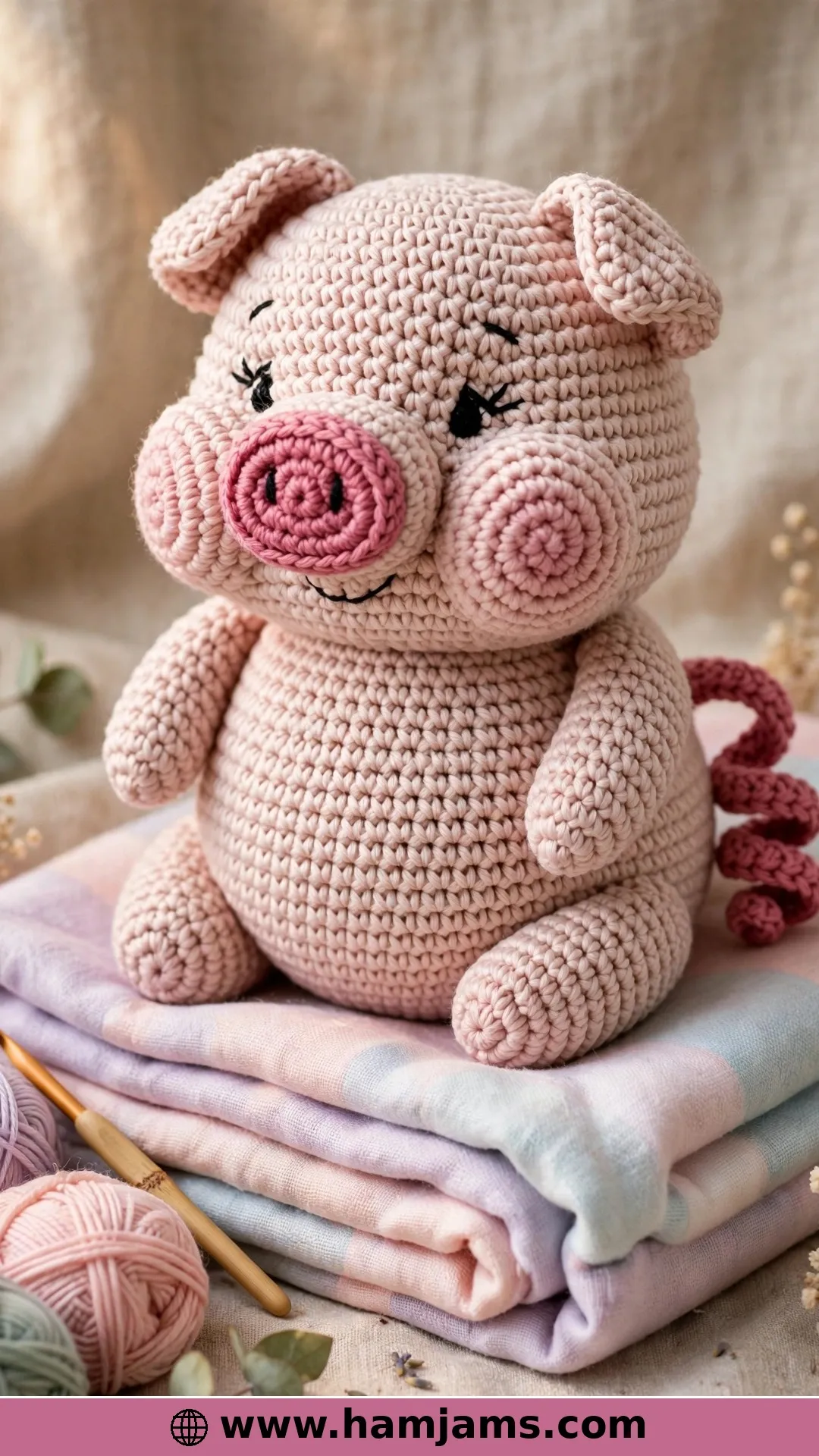 Perky Pig, All Chubby Cheeks and Curly Tail