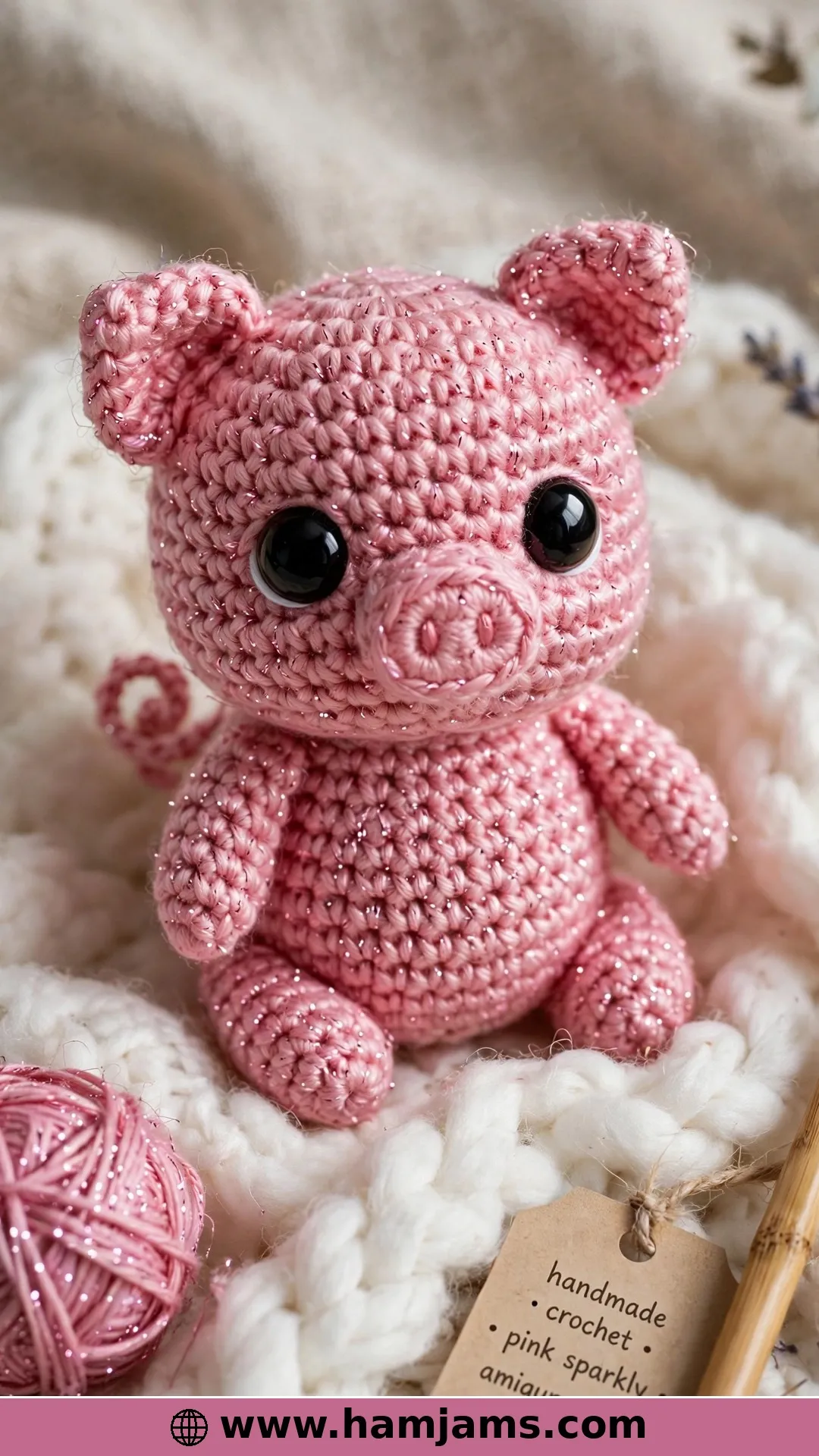 Boinky the Baby Pig in Sparkly Pink
