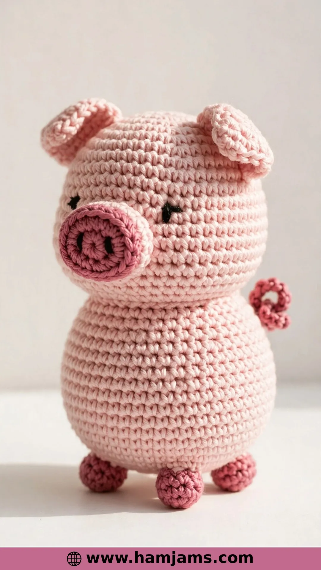 The No-Sew Pig With Bobble Feet