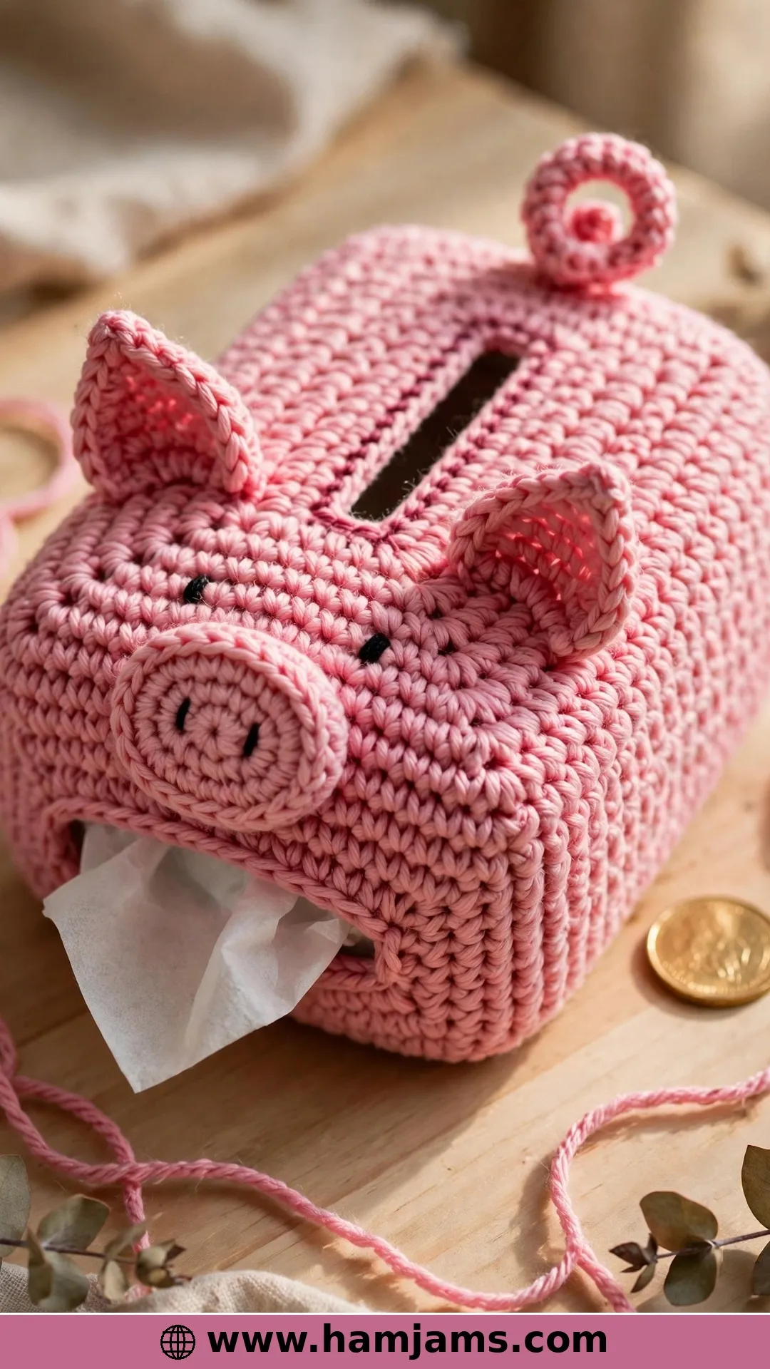 A Piggy Bank That Starts as a Tissue Box