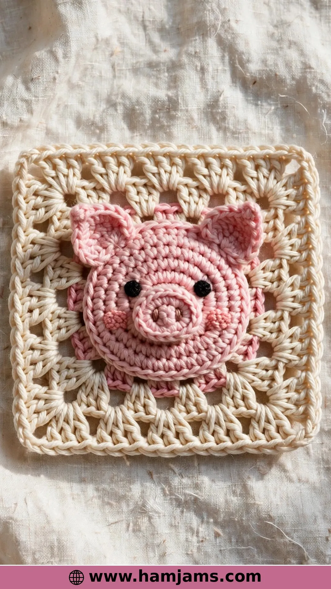 A Pig Face Granny Square