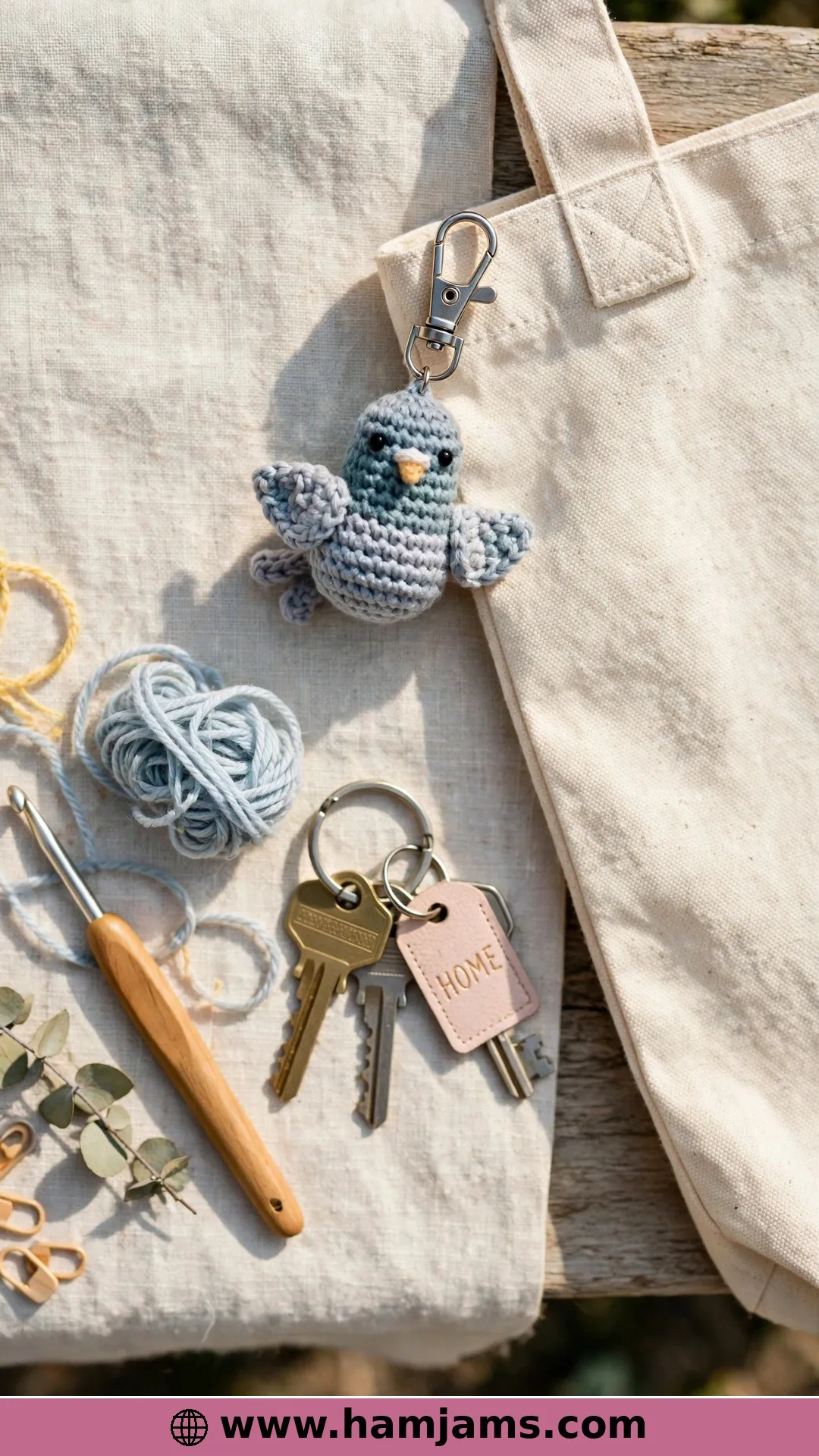 A Mini Pigeon Keychain by Video