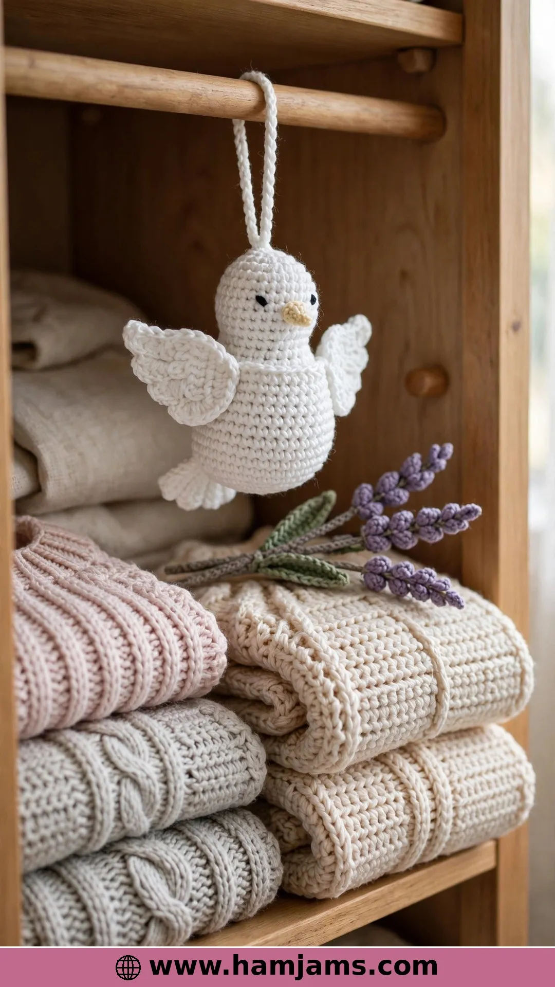 A Dove Sachet That Smells of Lavender
