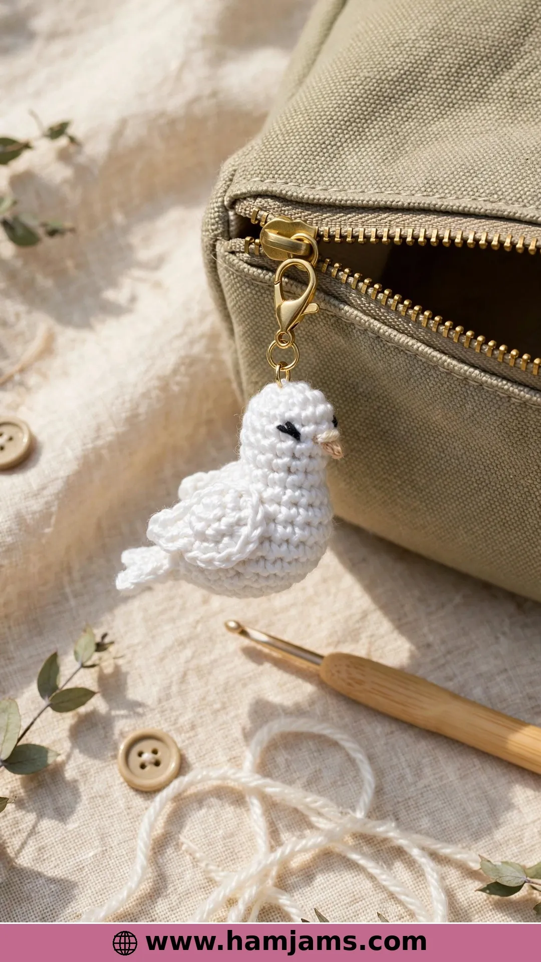 A Tiny Pigeon Charm, in Russian