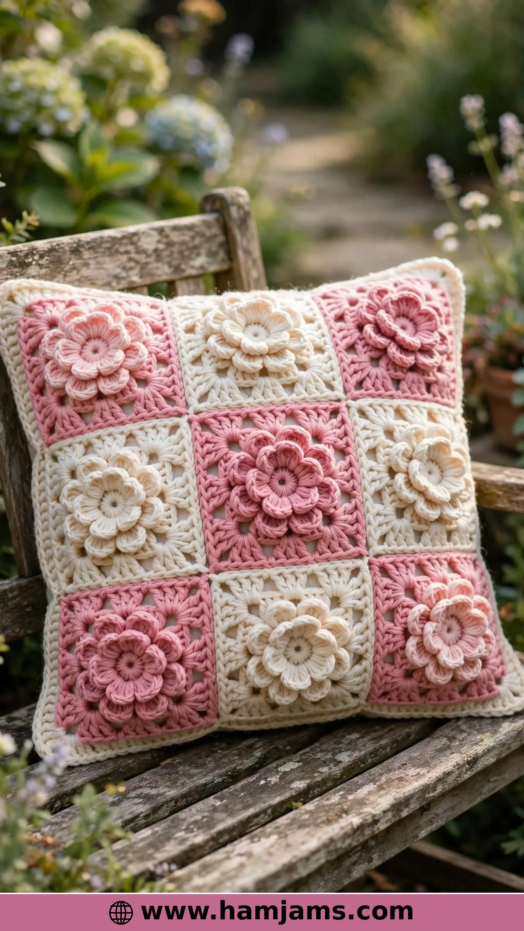 3D Flowers on the Front, Practical Stripes Behind