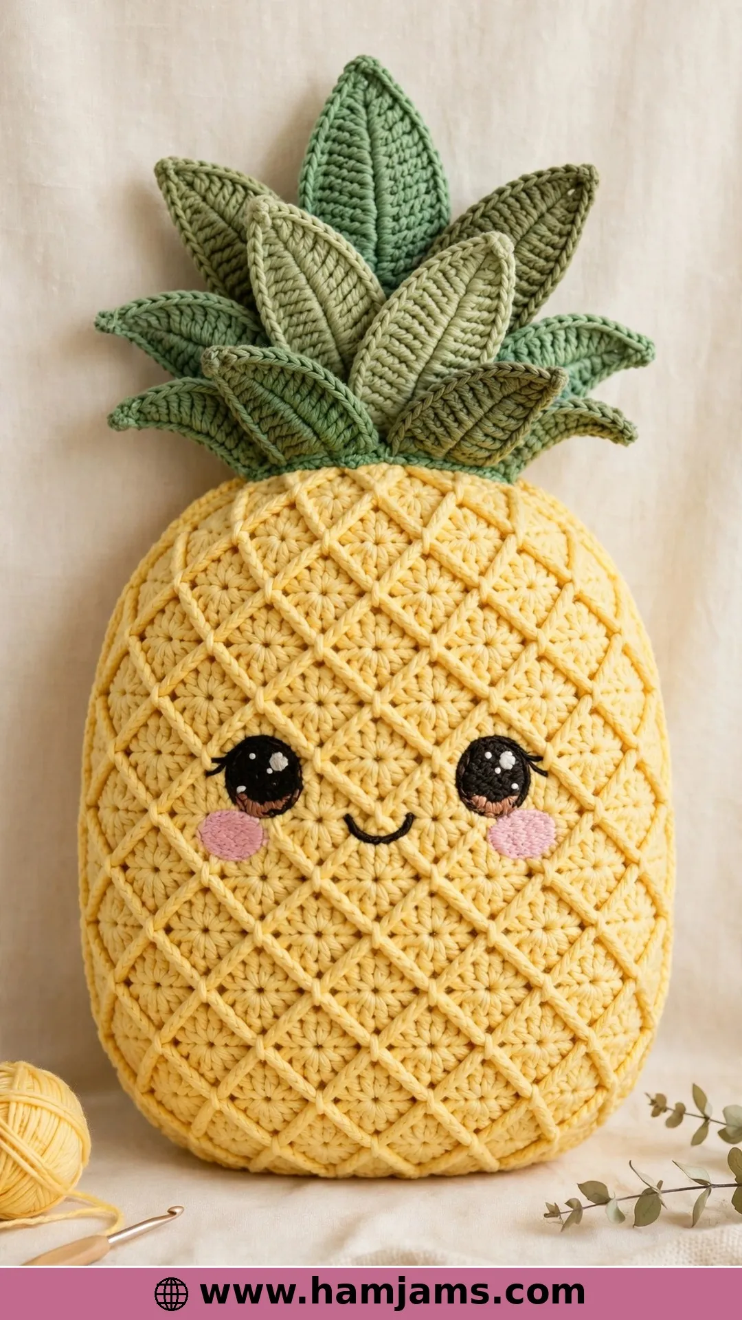 The Big Kawaii Plushie with Diamond-Stitch Skin