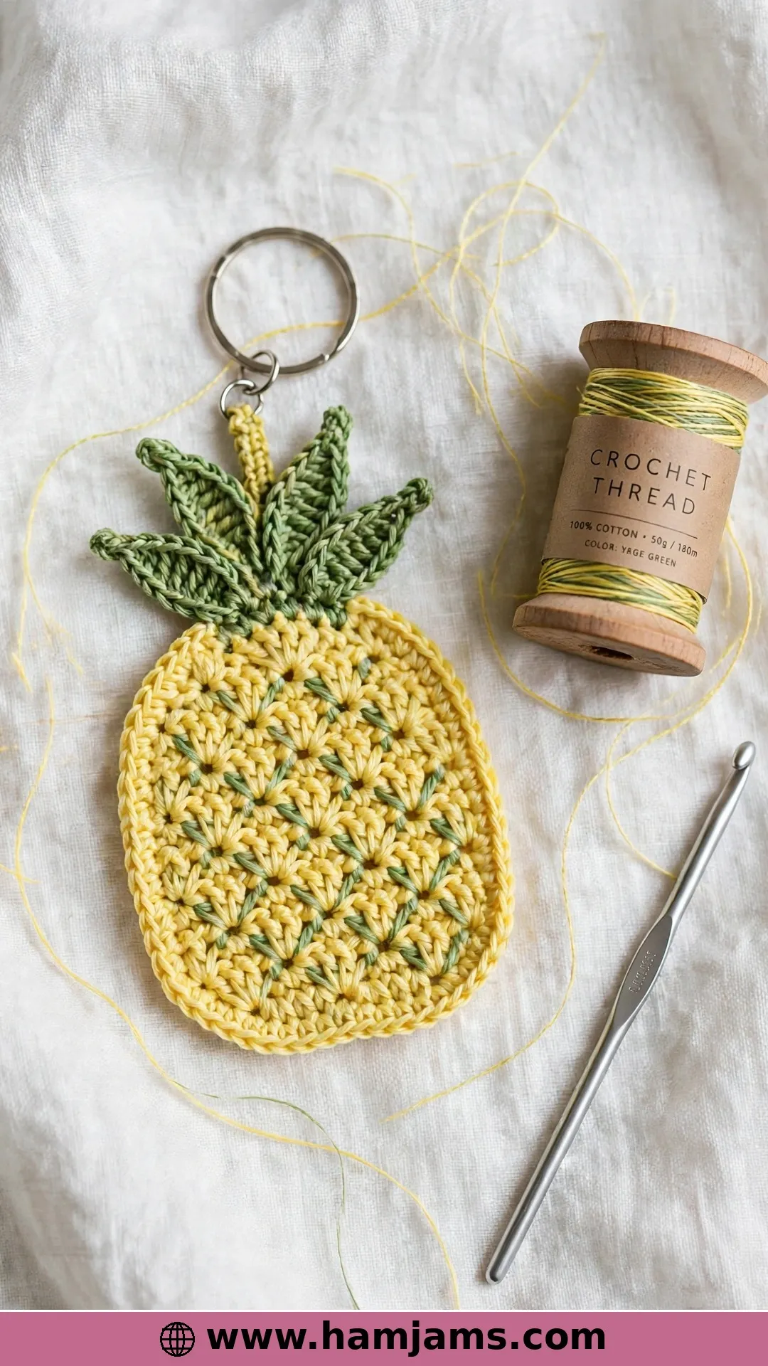 The Flat Thread Keychain