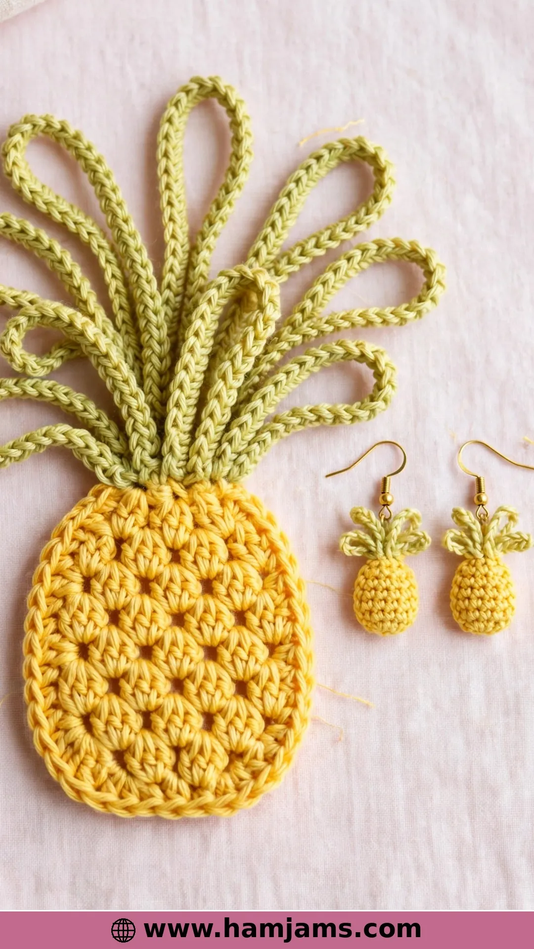Appliqué and Earrings in One Pattern