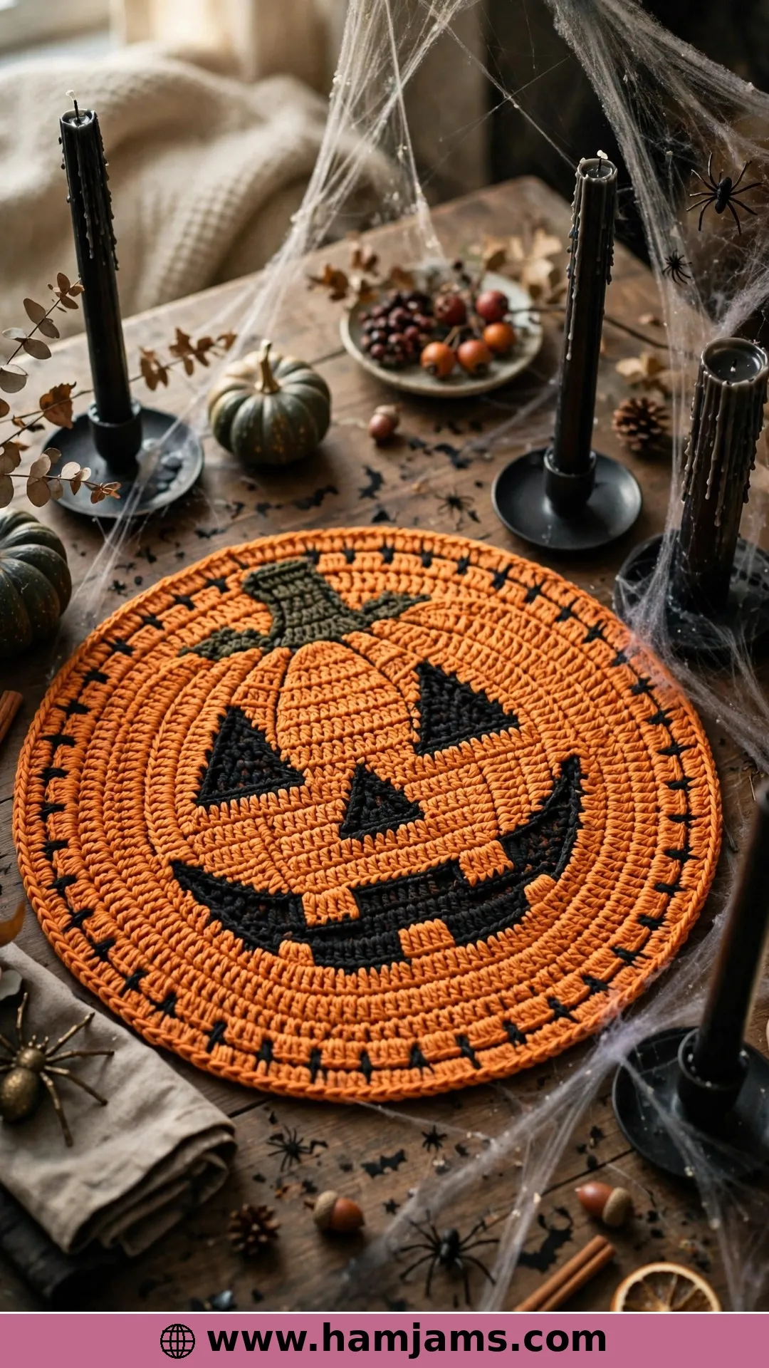 A Jack-o'-Lantern for the Halloween Table