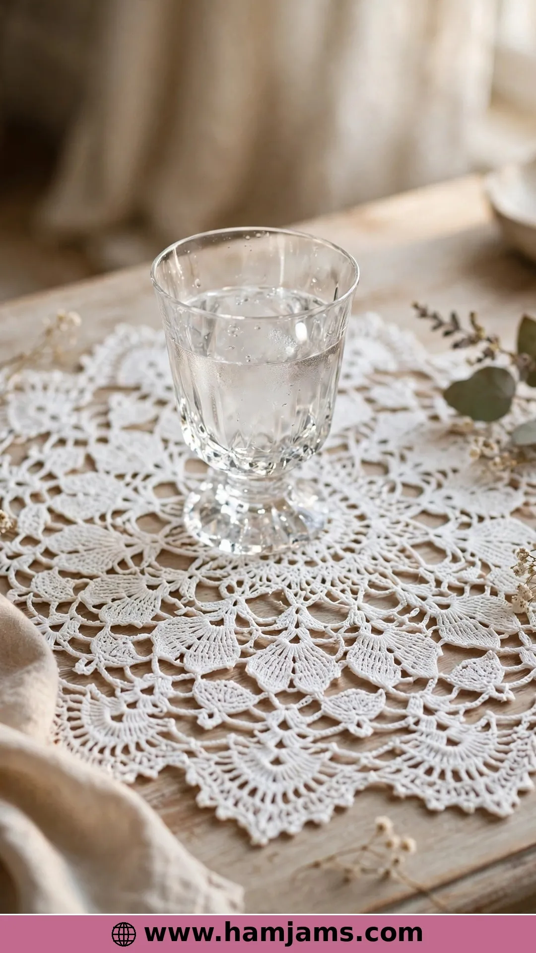 Grandma's Lace, a Fine Cotton Doily-Mat