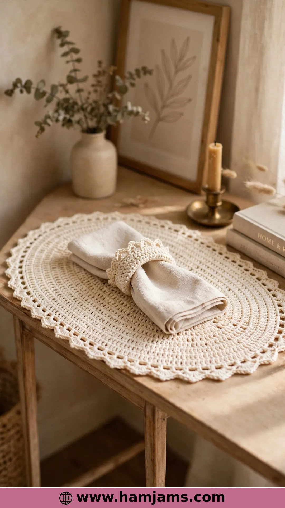 Dining Elegance, an Oval with Picots