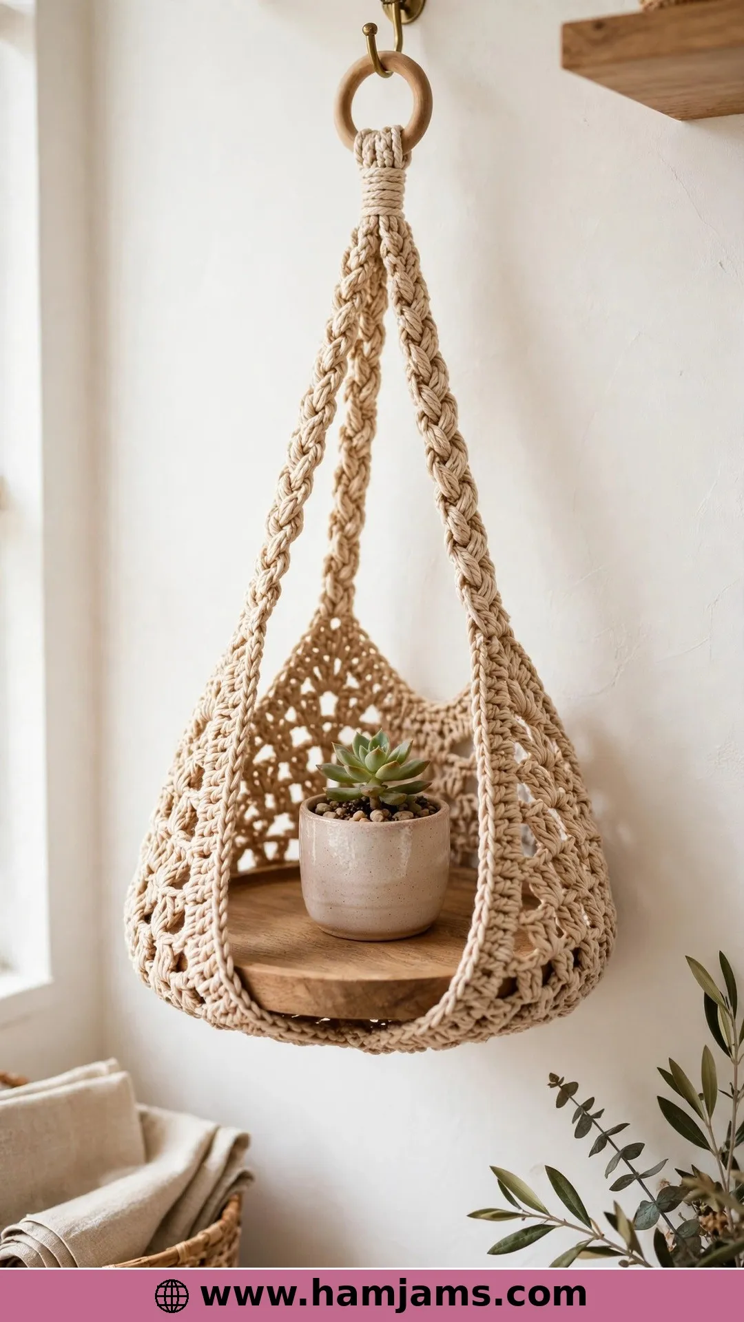 The Convertible Shelf-or-Hammock Hanger