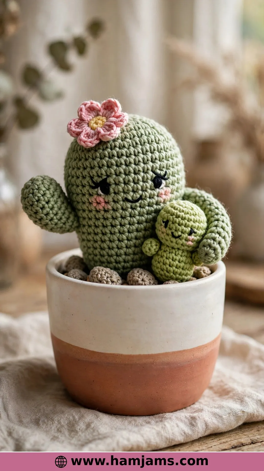 Mama and Baby Mother's Day Cactus