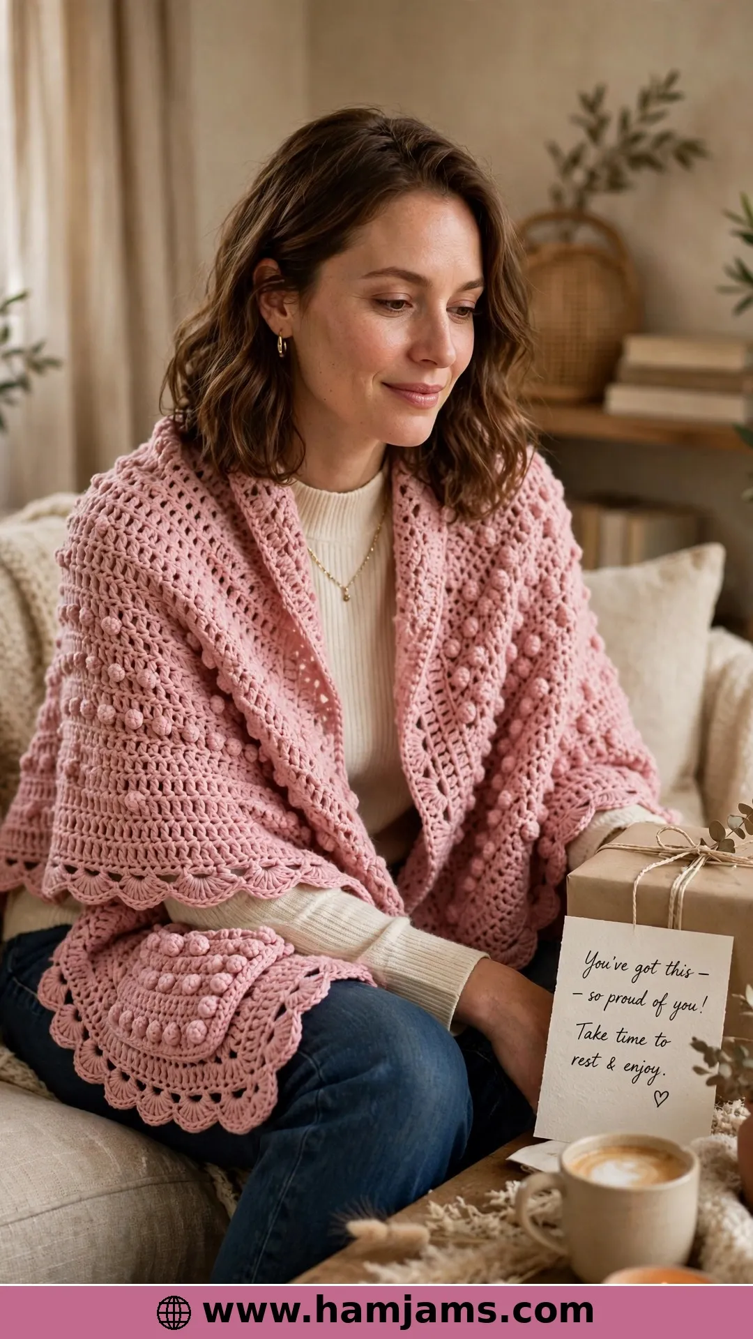 Amazing Grace Pocket Shawl by Beatrice Ryan Designs