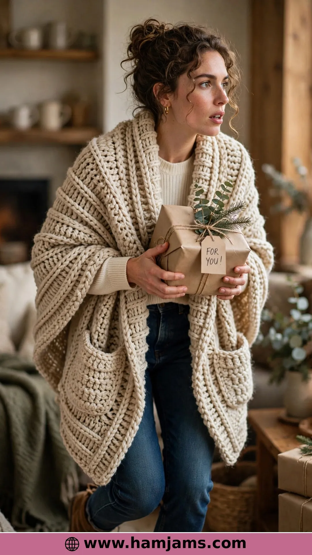 3 Hour Pocket Shawl by Hectanooga Patterns