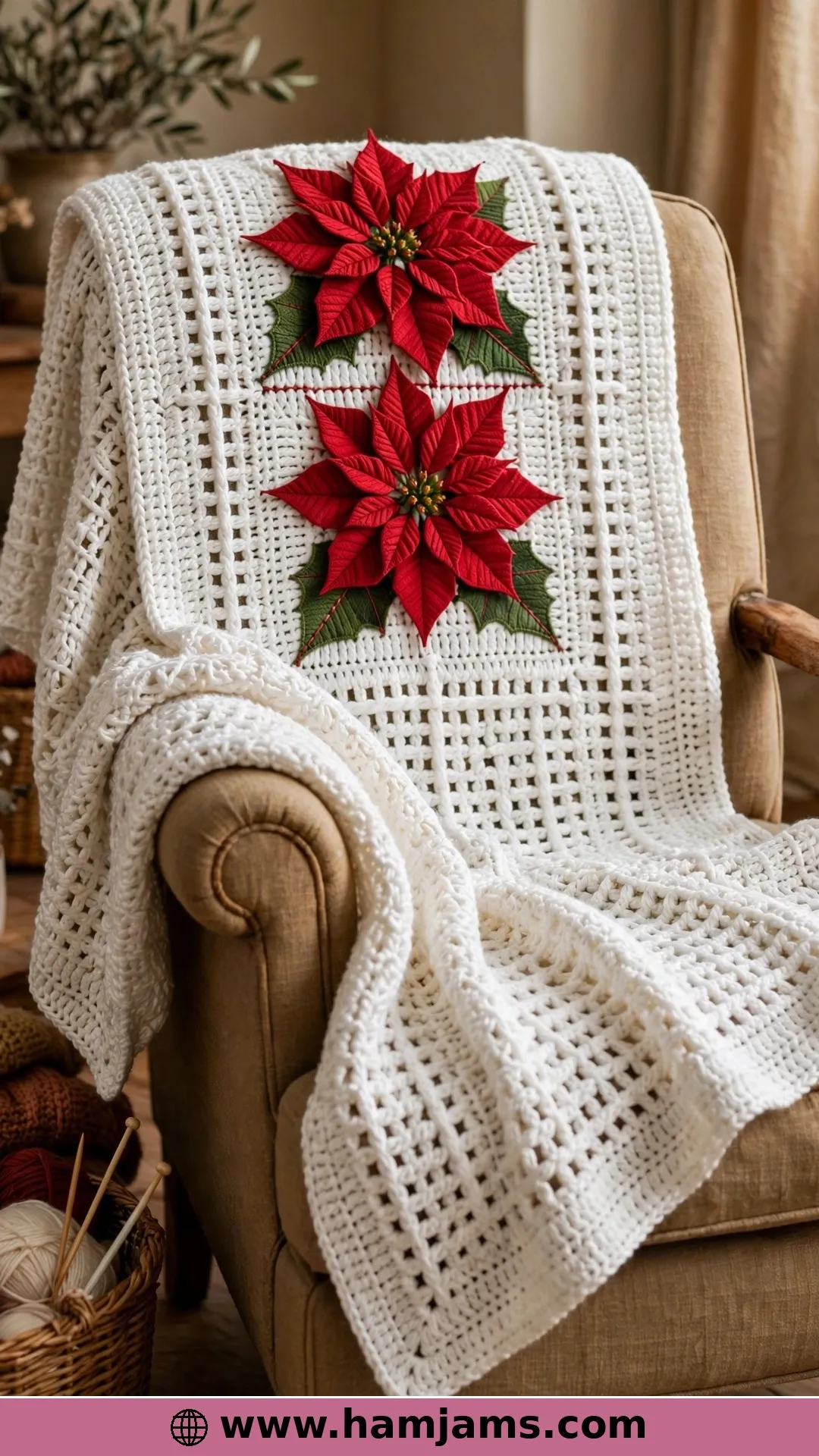 The Plaid Square With Stacked Blooms