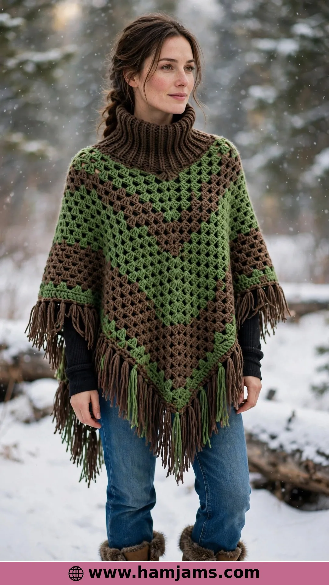 Alpine Texture and a Tall Post-Stitch Collar