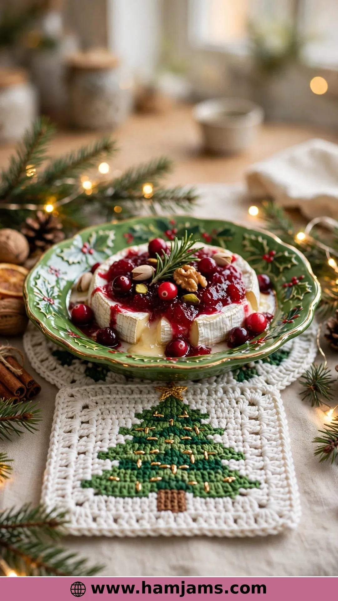 A Mosaic Christmas Tree Trivet