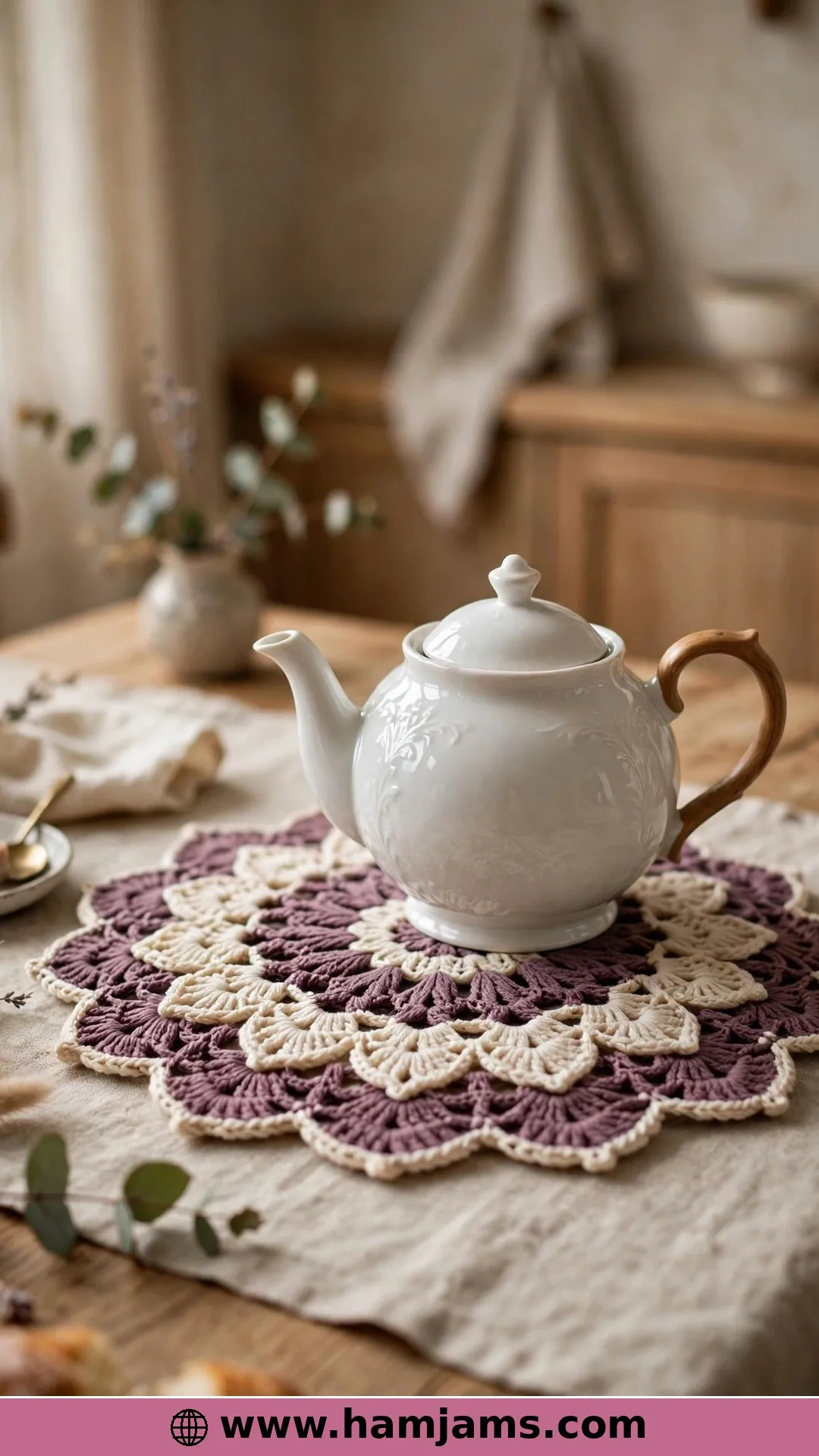 Sugar Plum Petals for the Dining Table