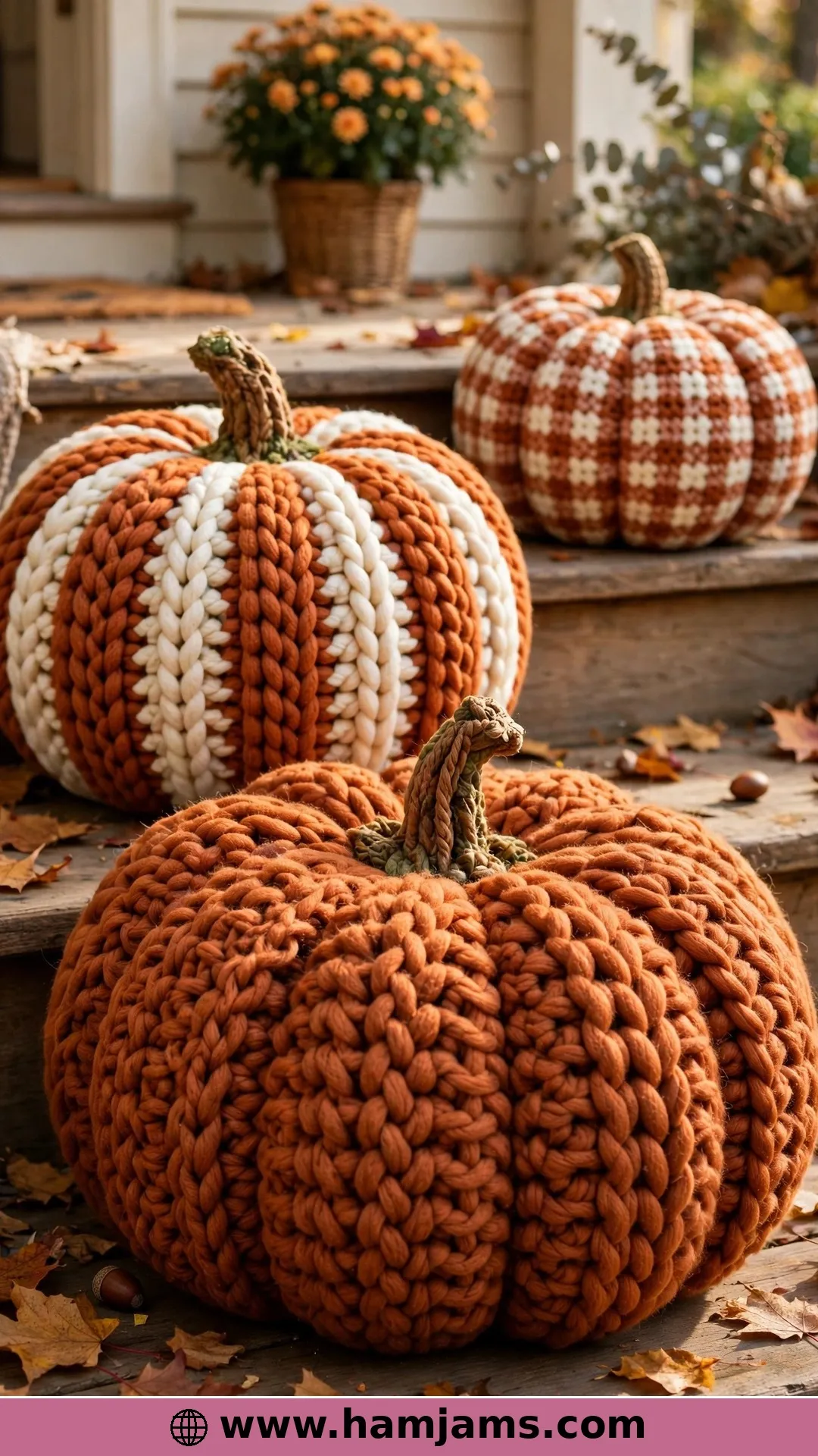 Rustic Farmhouse Pumpkin in Four Sizes