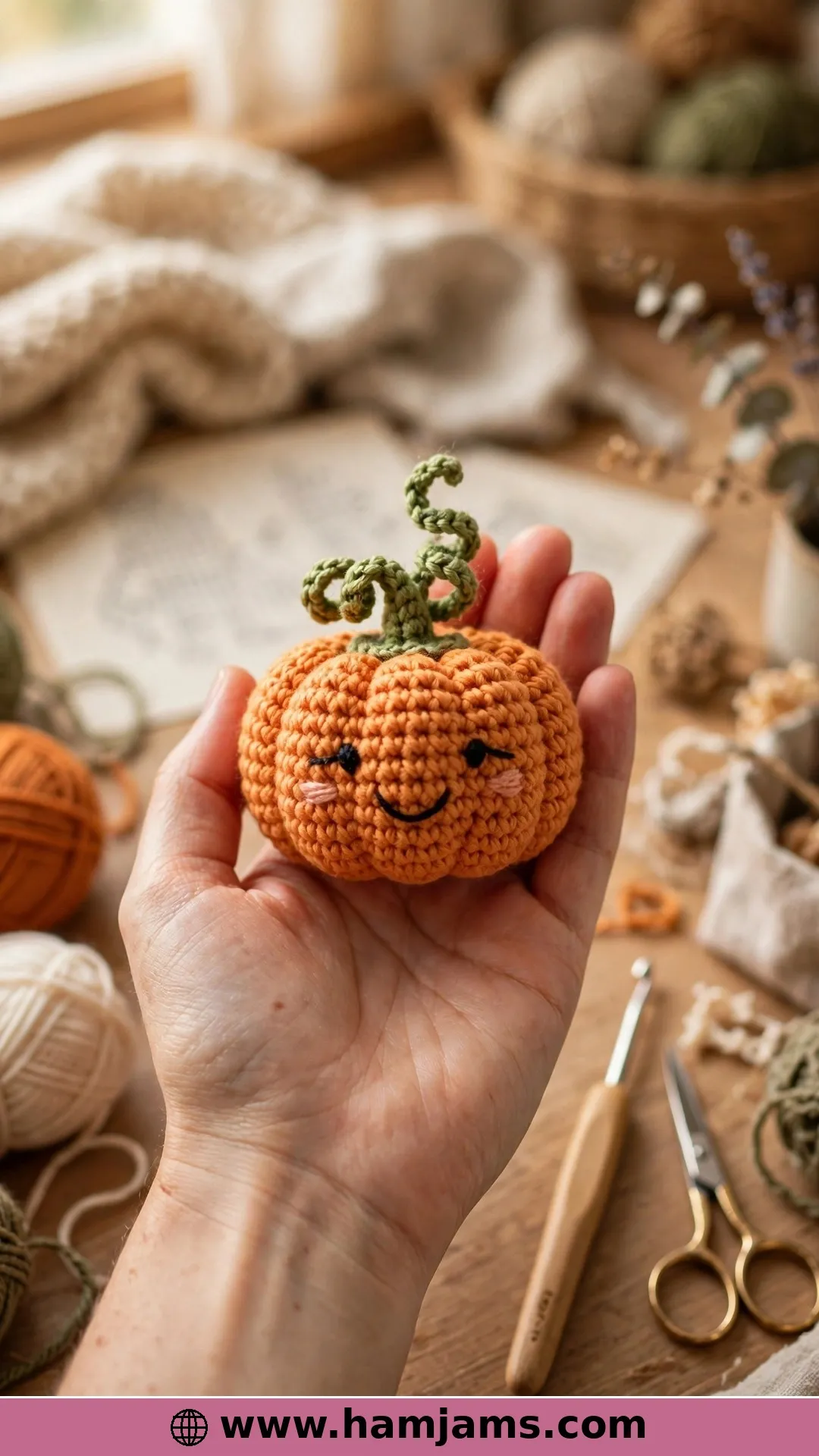Paulie the Pumpkin Amigurumi