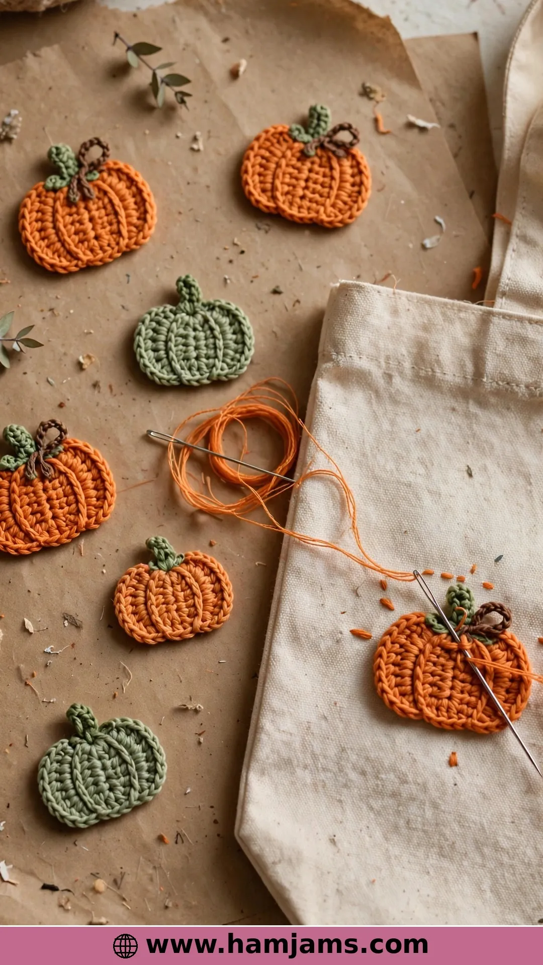 Tiny Pumpkin Appliqué
