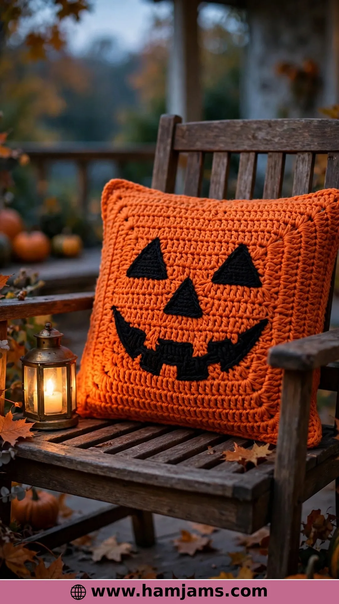 Jack-O-Lantern Pumpkin Pillow